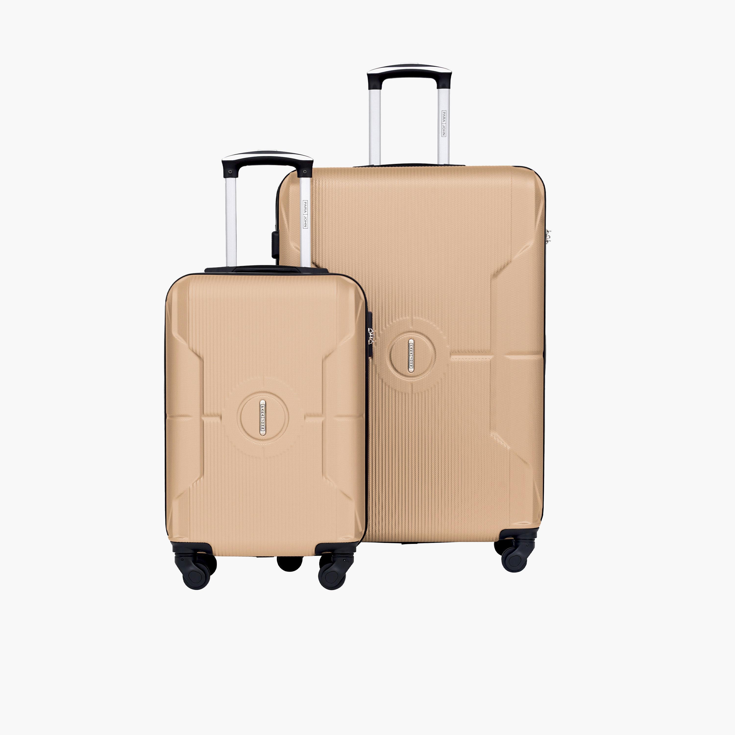 باراجون- طقم شنطتين بأربع عجلات دوارة من مادة ABS وجوانب صلبة مع قفل مركب-travel-luggagesandbags-luggage-image-1