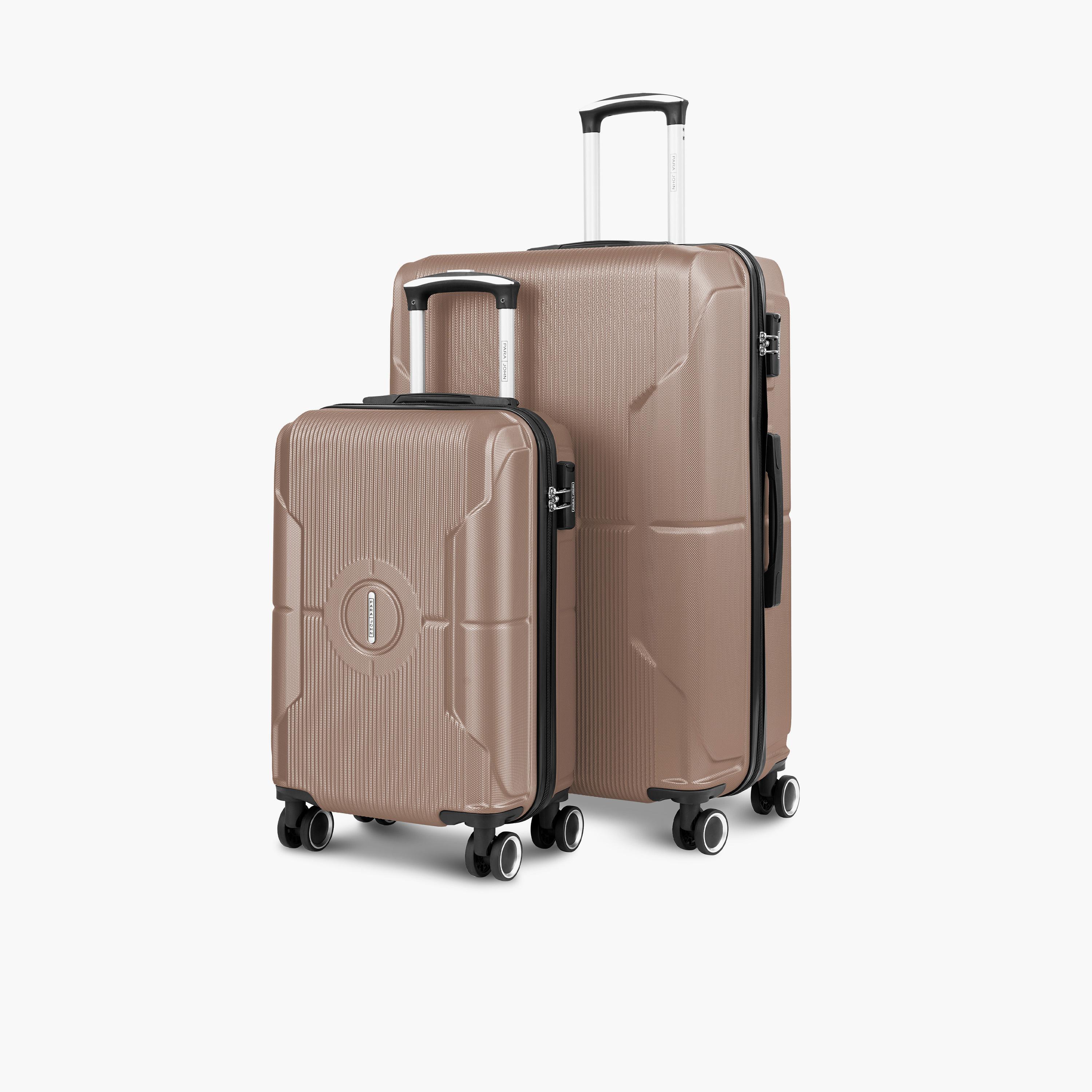 باراجون- طقم شنطتين بأربع عجلات دوارة من مادة ABS وجوانب صلبة مع قفل مركب-travel-luggagesandbags-luggage-image-5