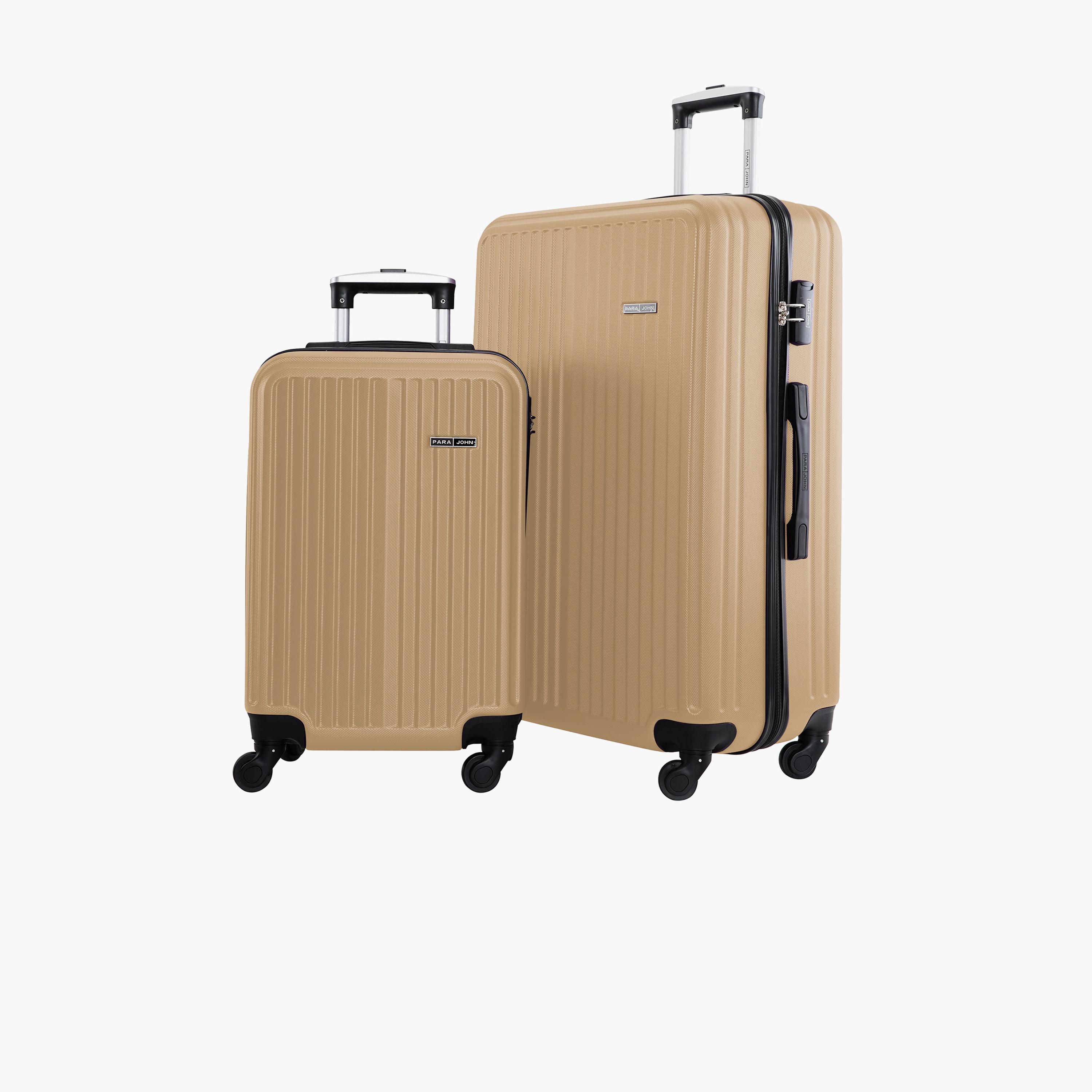 باراجون- طقم شنطتين بأربع عجلات دوارة من مادة ABS وجوانب صلبة مع قفل مركب-travel-luggagesandbags-luggage-image-6