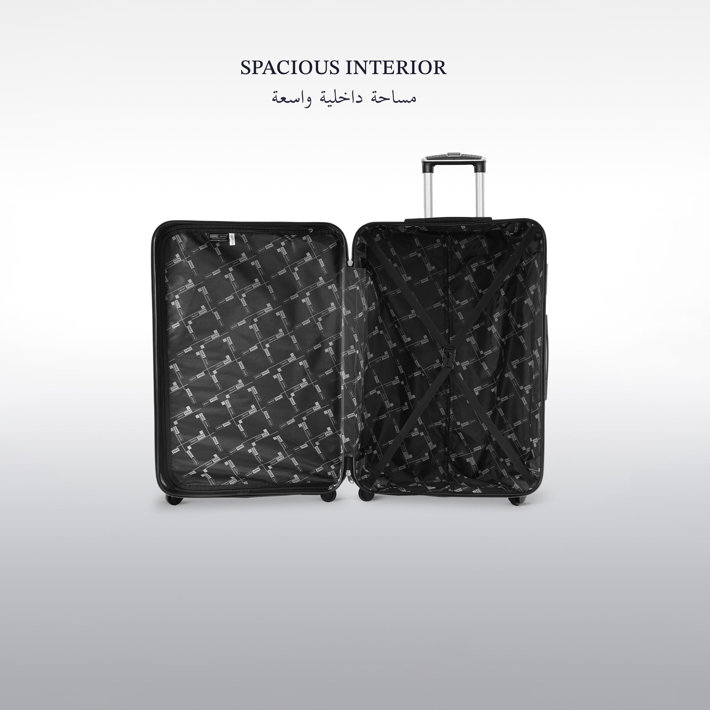 باراجون- طقم شنطتين بأربع عجلات دوارة من مادة ABS وجوانب صلبة مع قفل مركب-travel-luggagesandbags-luggage-image-10