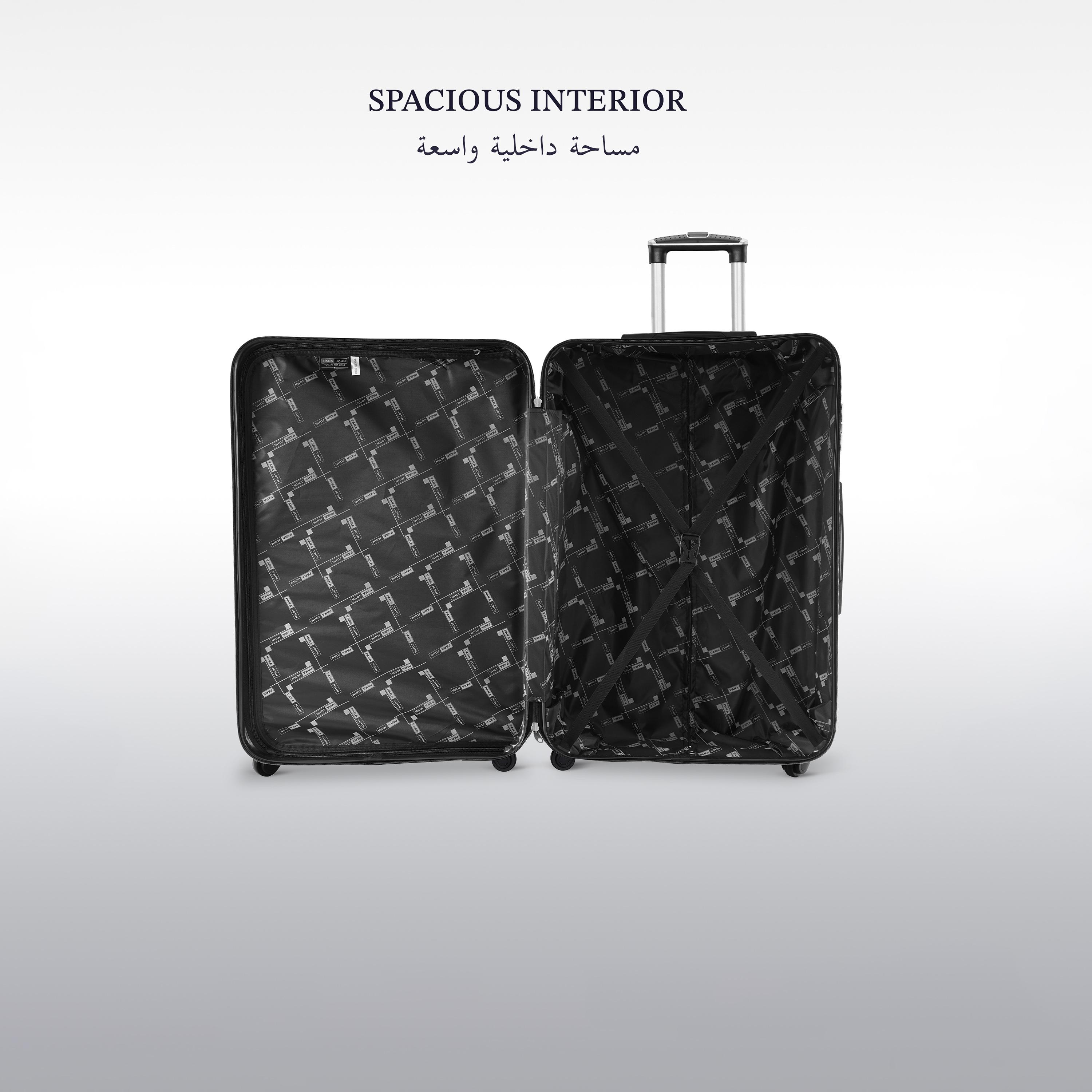 باراجون- طقم شنطتين بأربع عجلات دوارة من مادة ABS وجوانب صلبة مع قفل مركب-travel-luggagesandbags-luggage-image-15