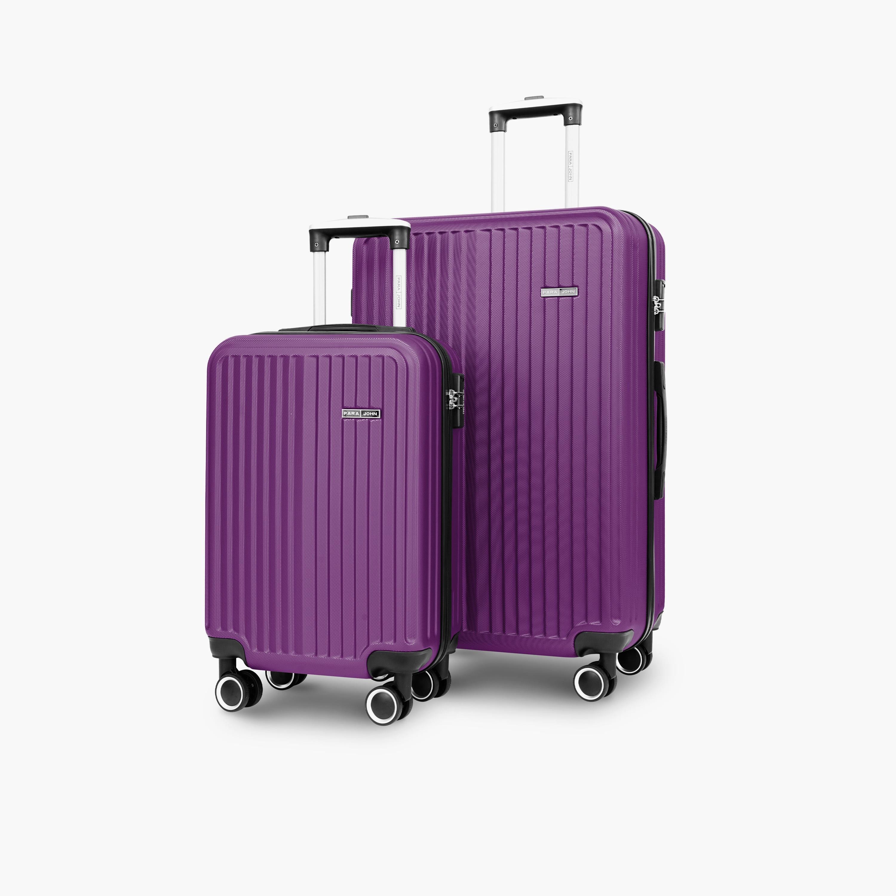 باراجون- طقم شنطتين بأربع عجلات دوارة من مادة ABS وجوانب صلبة مع قفل مركب-travel-luggagesandbags-luggage-image-21
