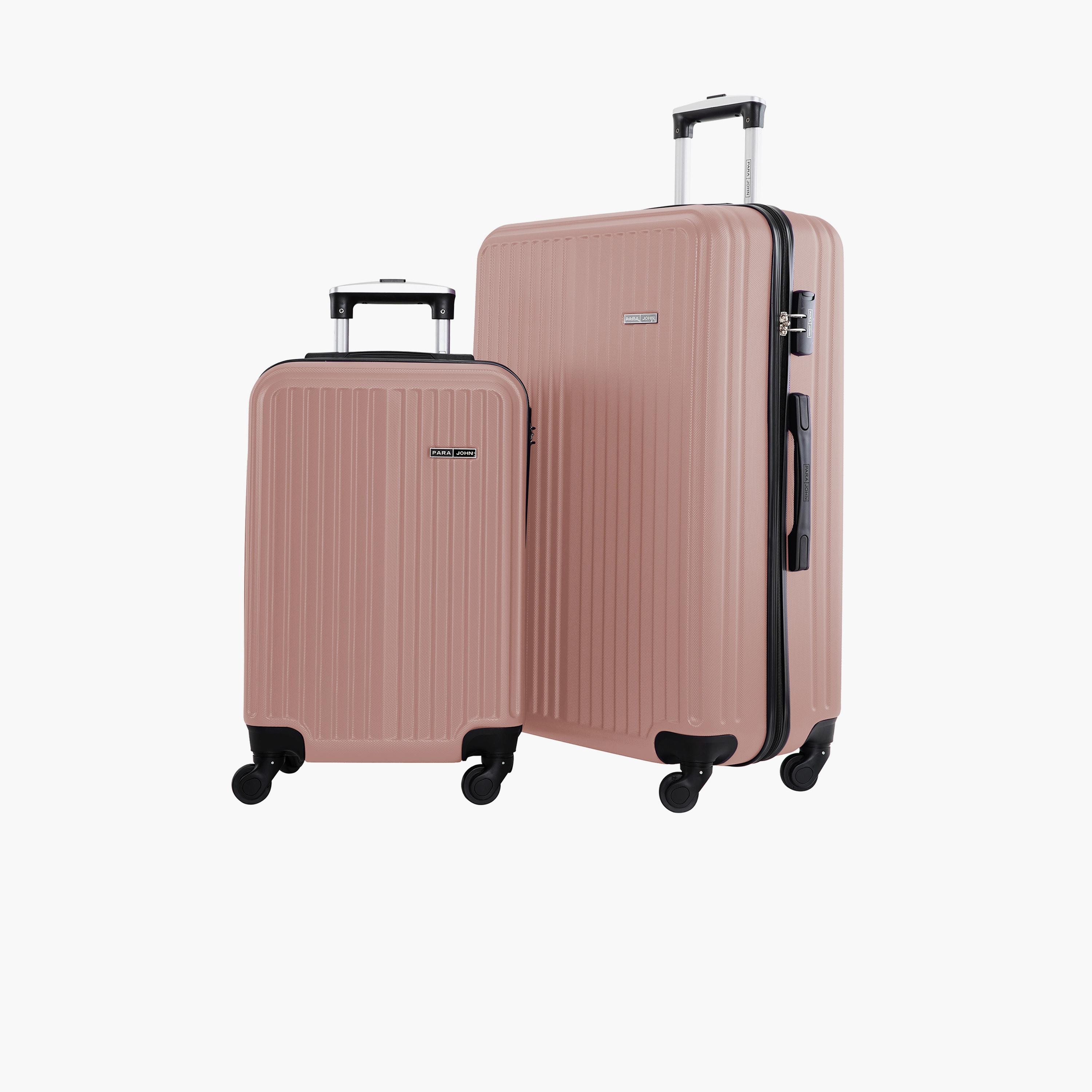 باراجون- طقم شنطتين بأربع عجلات دوارة من مادة ABS وجوانب صلبة مع قفل مركب-travel-luggagesandbags-luggage-image-26