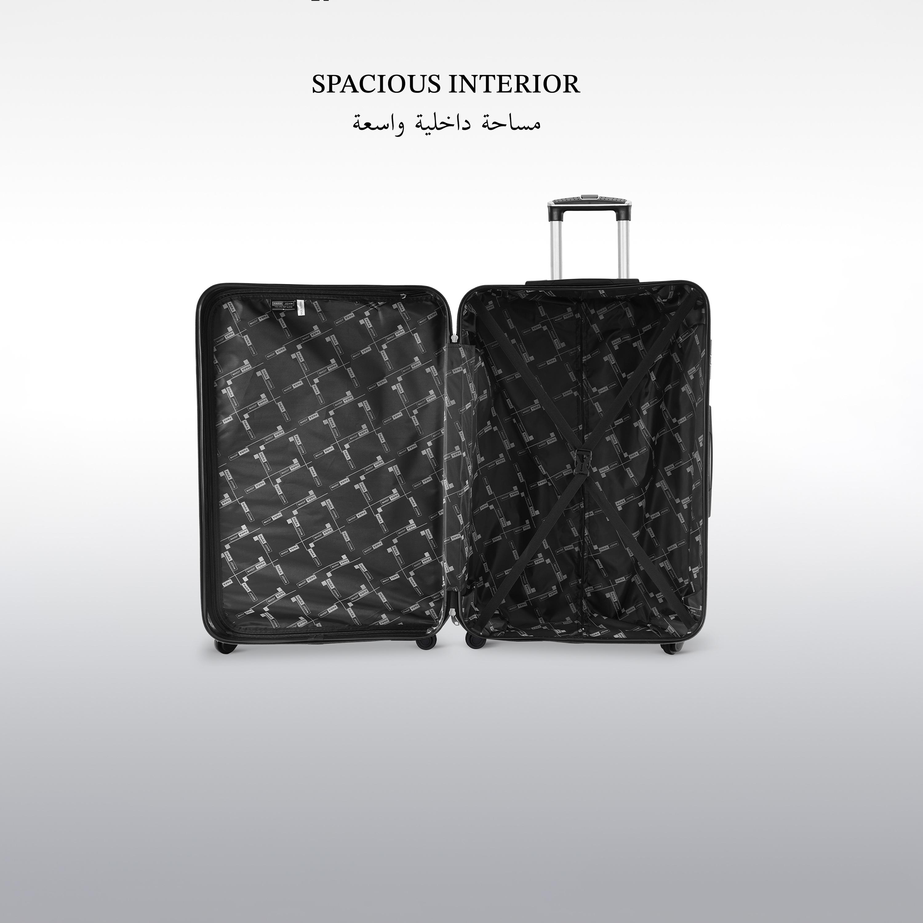 باراجون- طقم شنطتين بأربع عجلات دوارة من مادة ABS وجوانب صلبة مع قفل مركب-travel-luggagesandbags-luggage-image-30