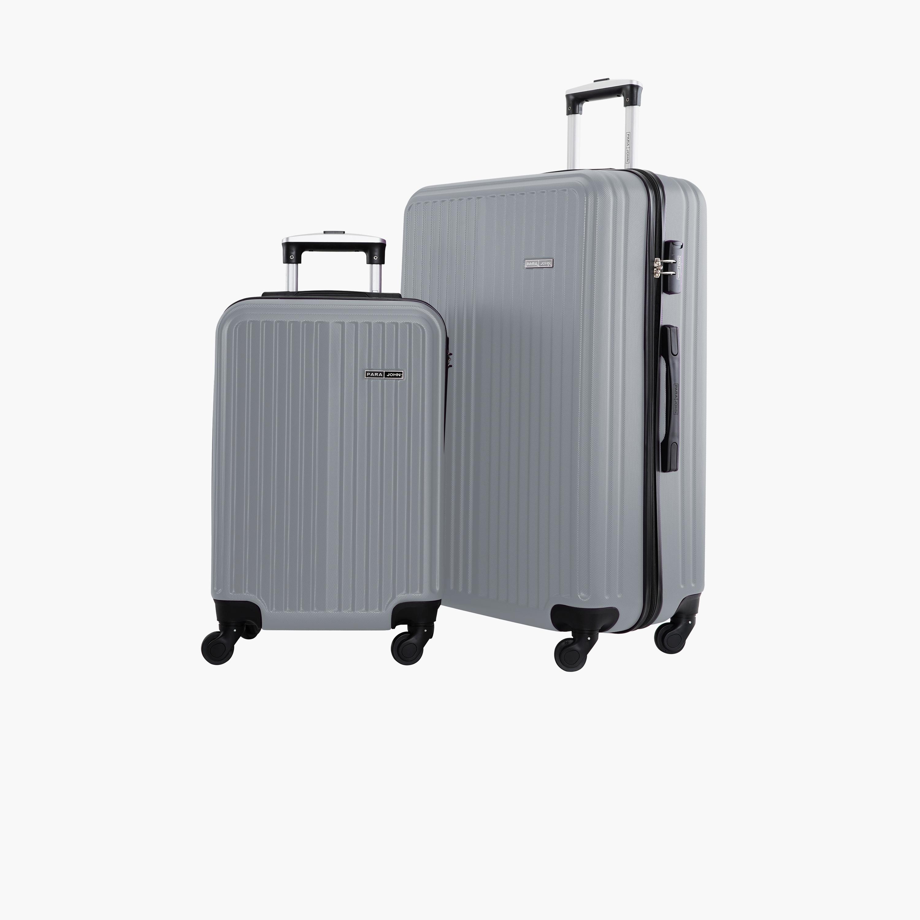باراجون- طقم شنطتين بأربع عجلات دوارة من مادة ABS وجوانب صلبة مع قفل مركب-travel-luggagesandbags-luggage-image-31