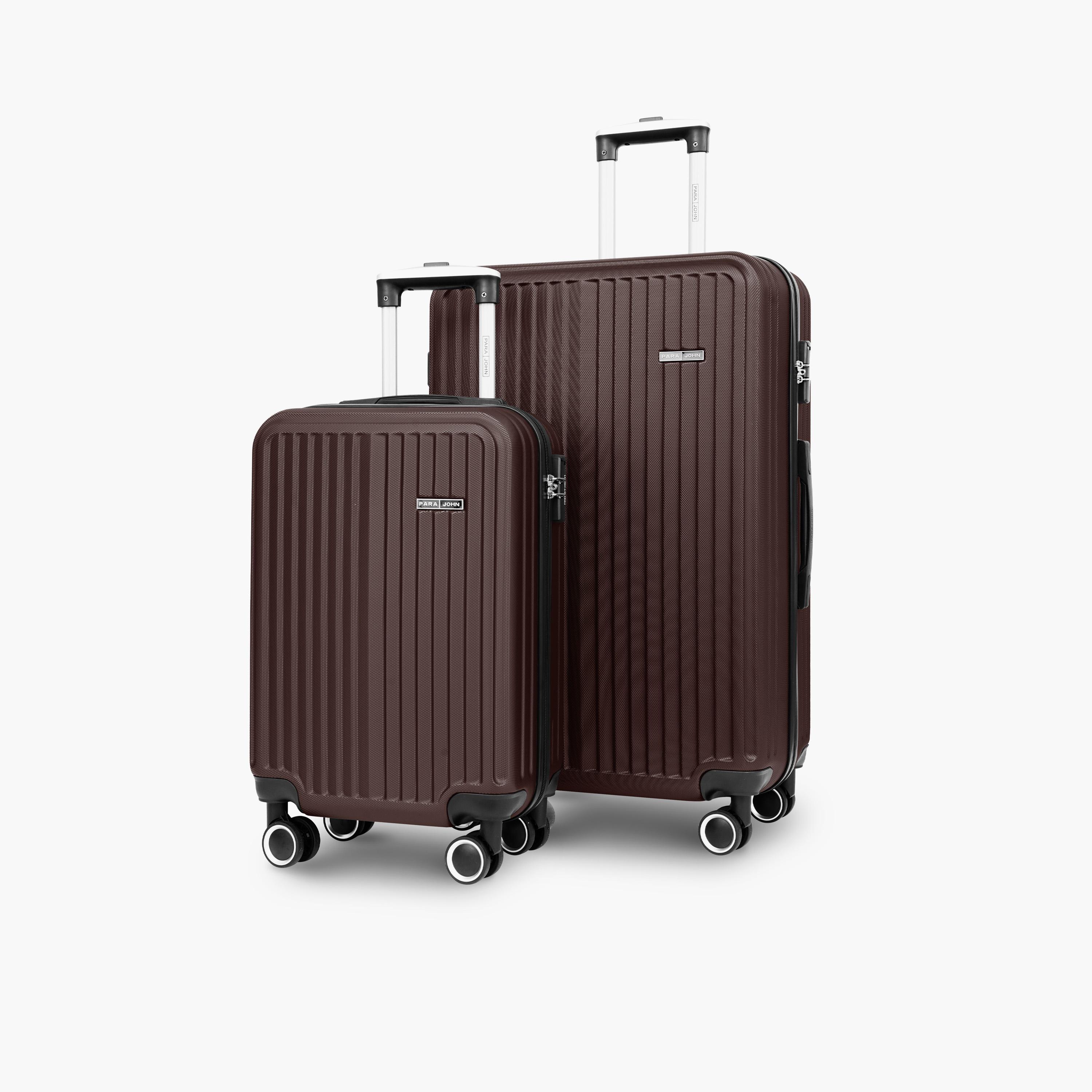 باراجون- طقم شنطتين بأربع عجلات دوارة من مادة ABS وجوانب صلبة مع قفل مركب-travel-luggagesandbags-luggage-image-36