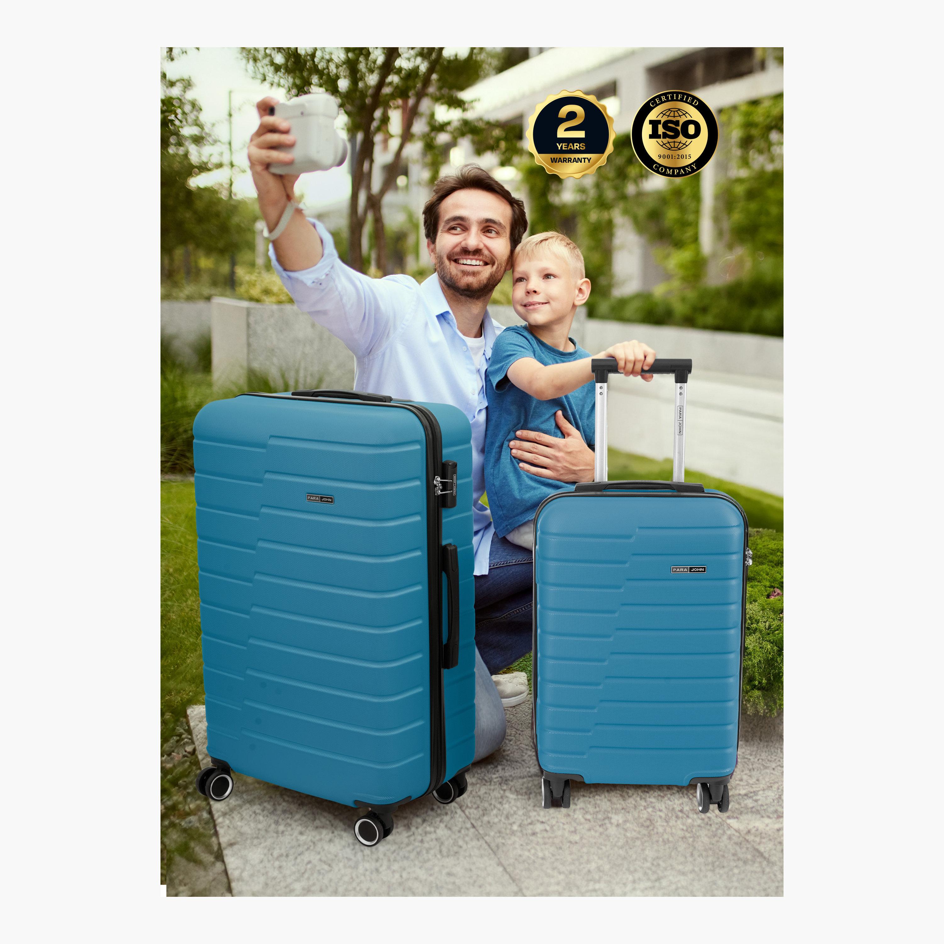 Para John Set of 2 ABS Hard Sided 4-Wheeler Spinner Trolley Bag with Combination Lock-travel-luggagesandbags-luggage-image-5