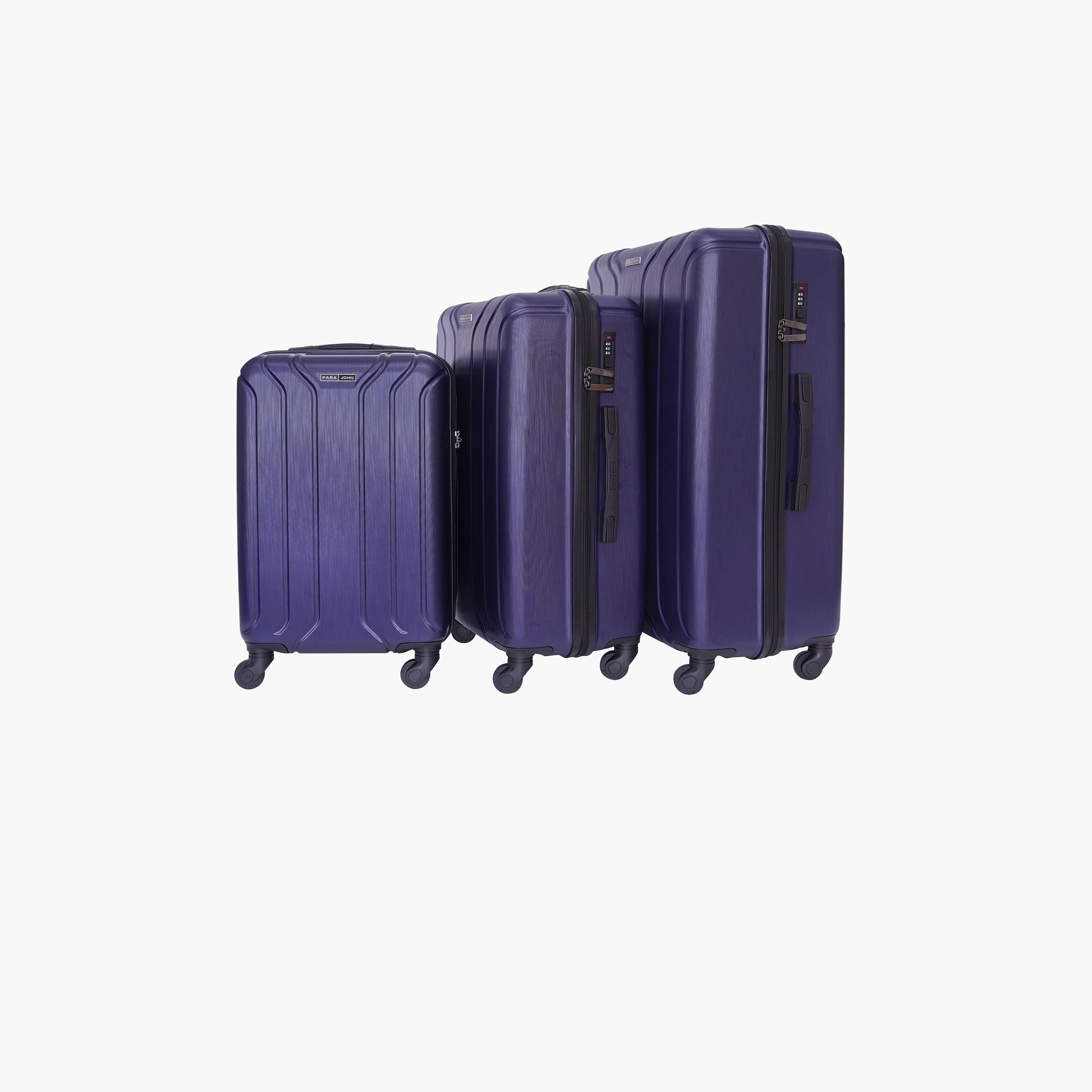 باراجون- طقم 3 شنط بأربع عجلات دوارة من مادة ABS وجوانب صلبة مع قفل مركب-travel-luggagesandbags-luggage-image-11