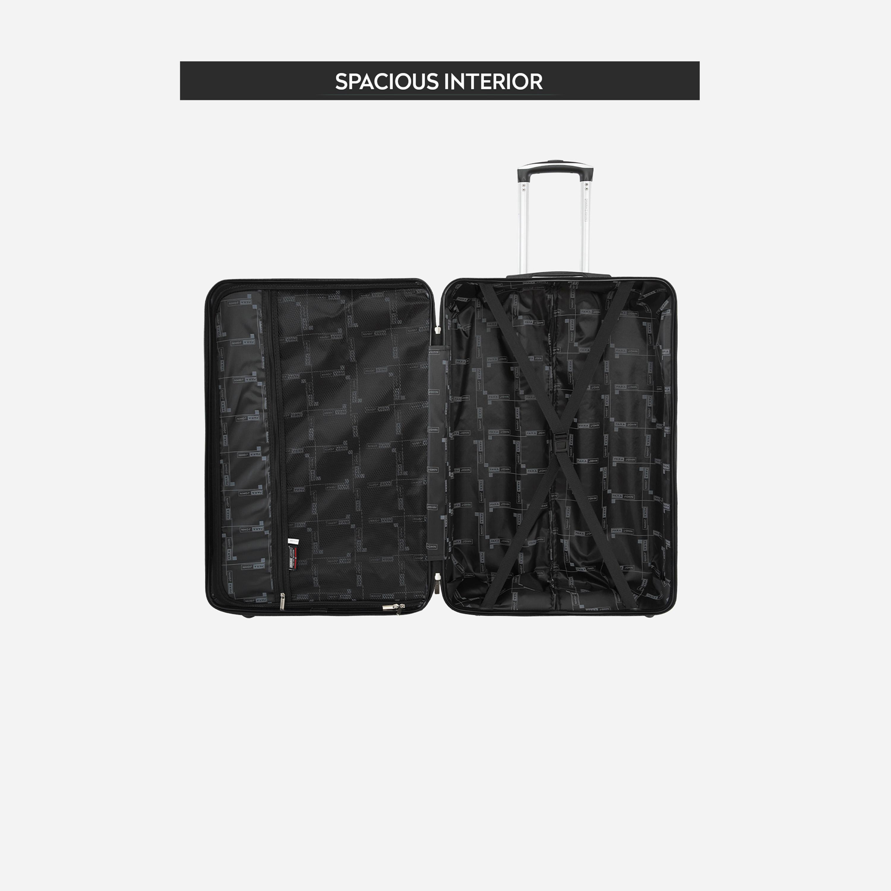 Para John Set of 3 ABS Hard Sided 4-Wheeler Spinner Trolley Bag with Combination Lock-travel-luggagesandbags-luggage-image-3