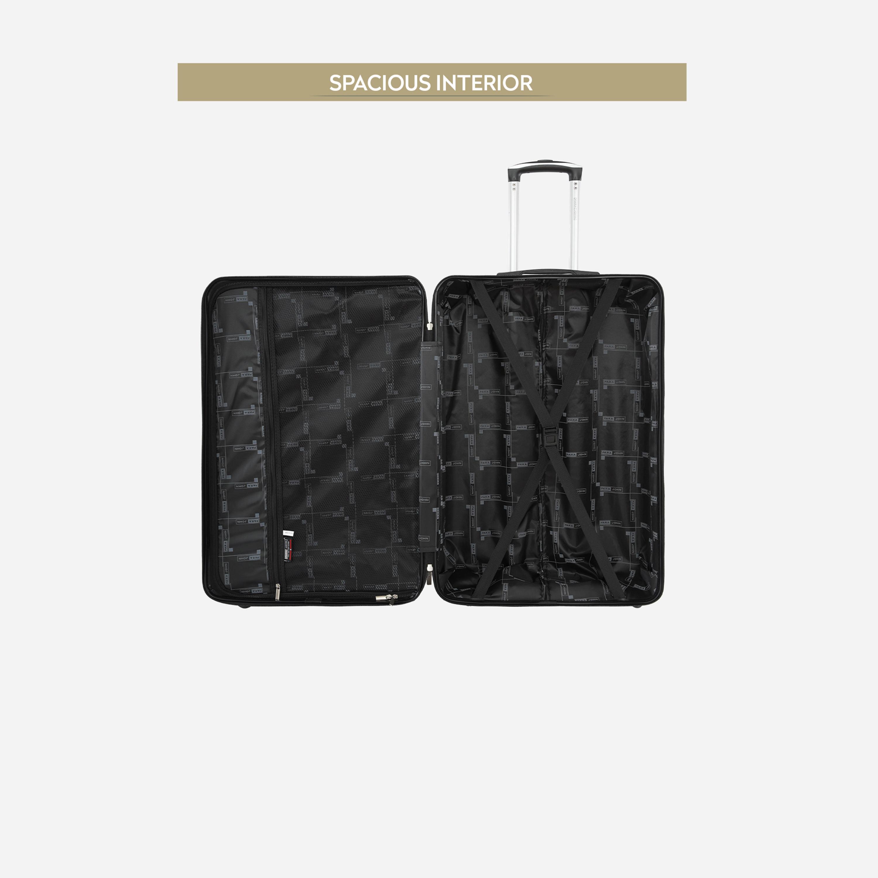 Para John Set of 3 ABS Hard Sided 4-Wheeler Spinner Trolley Bag with Combination Lock-travel-luggagesandbags-luggage-image-13