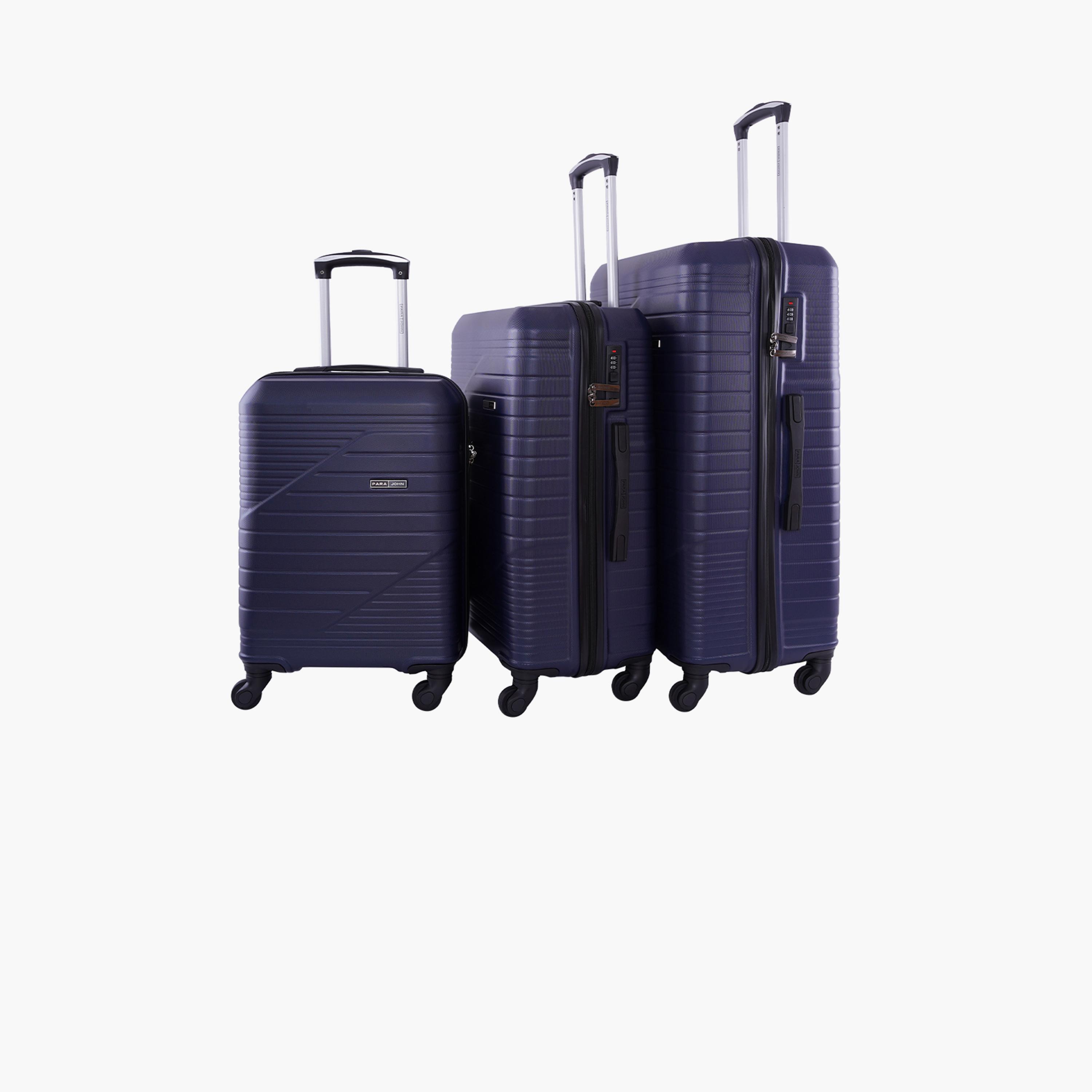 Para John Set of 3 ABS Hard Sided 4-Wheeler Spinner Trolley Bag with Combination Lock-travel-luggagesandbags-luggage-image-16
