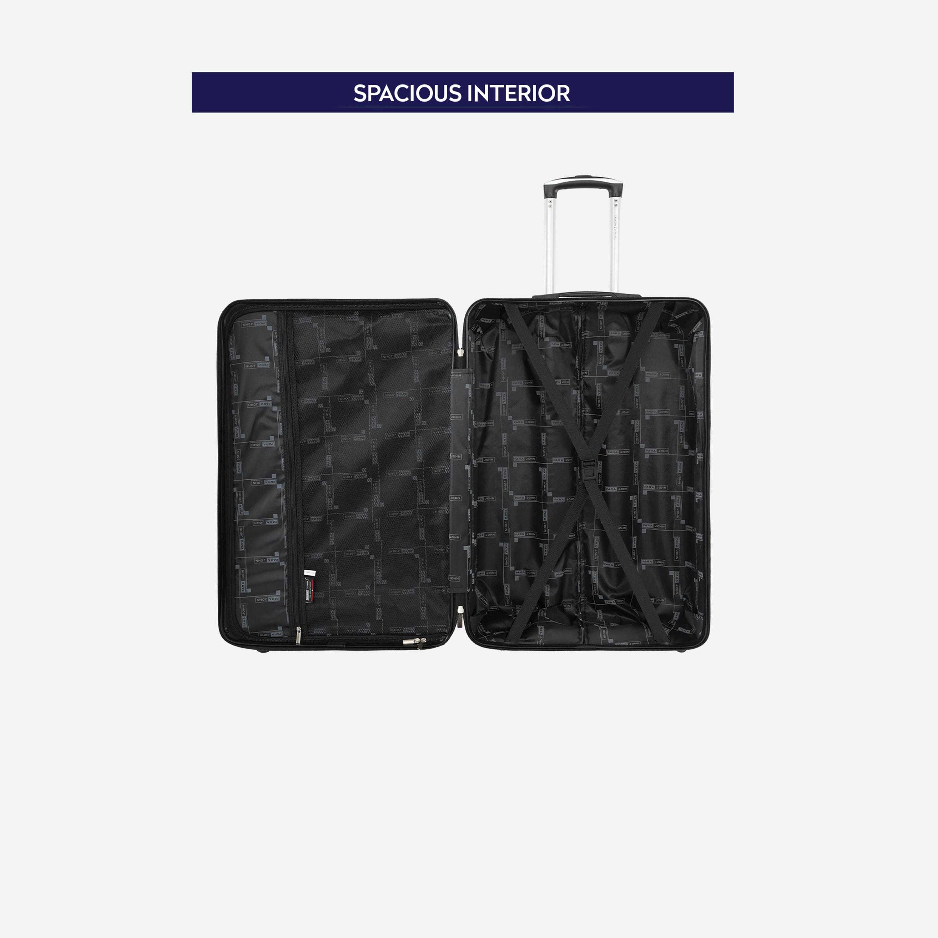 Para John Set of 3 ABS Hard Sided 4-Wheeler Spinner Trolley Bag with Combination Lock-travel-luggagesandbags-luggage-image-20