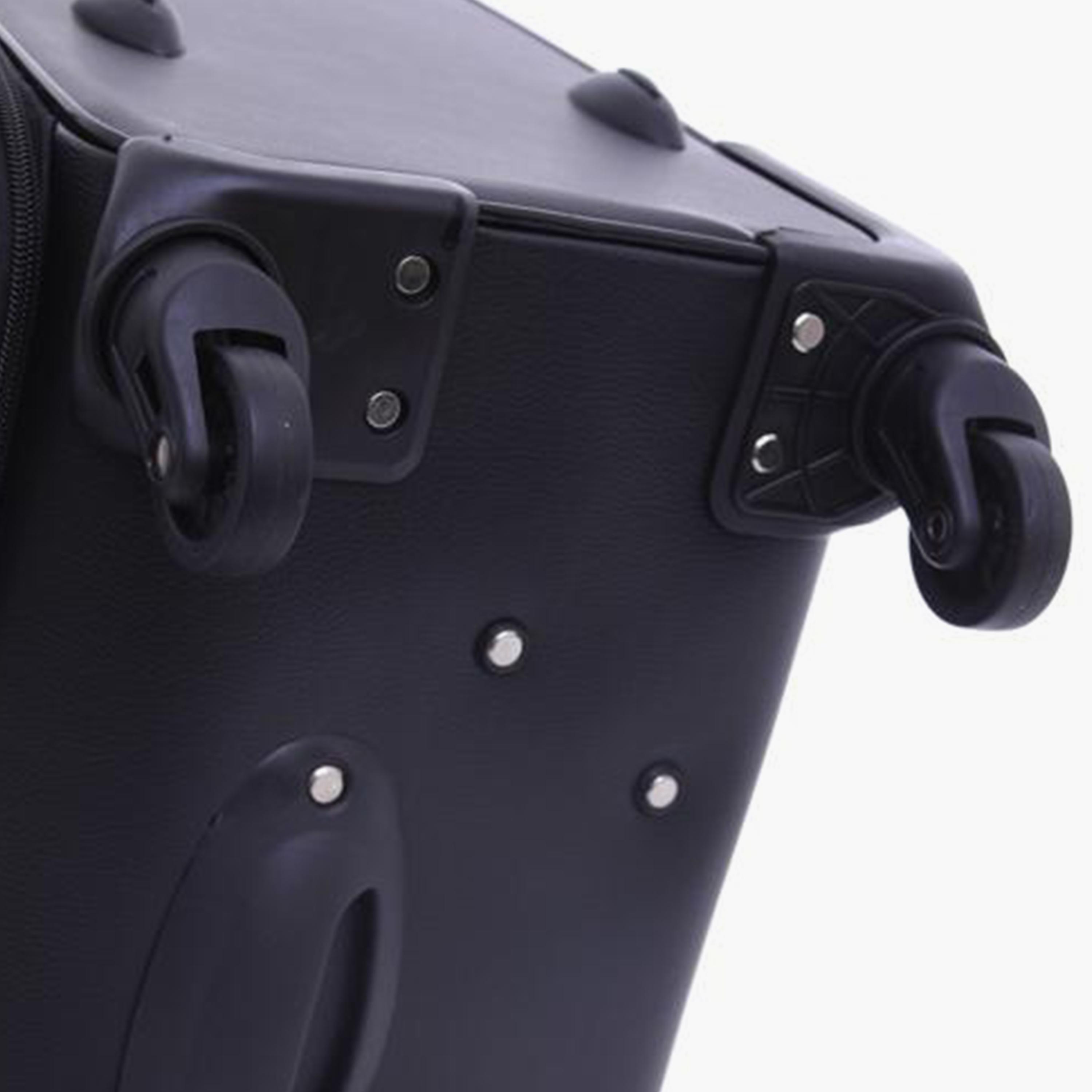 Para John Set of 3 ABS Soft Sided 4-Wheeler Spinner Trolley Bag with Combination Lock-travel-luggagesandbags-luggage-image-8