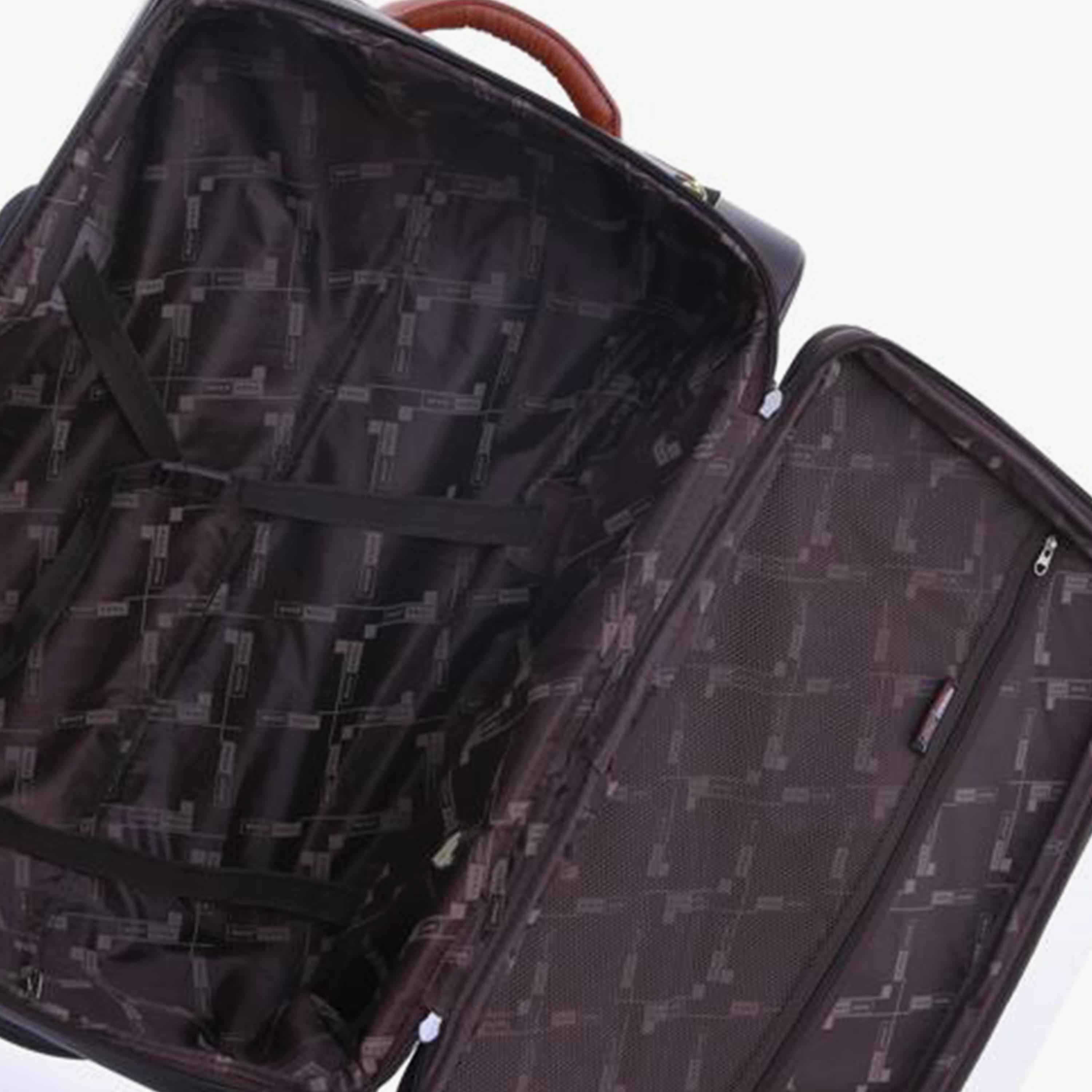 باراجون- طقم 3 شنط بأربع عجلات دوارة من مادة ABS وجوانب طرية مع قفل مركب-travel-luggagesandbags-luggage-image-6
