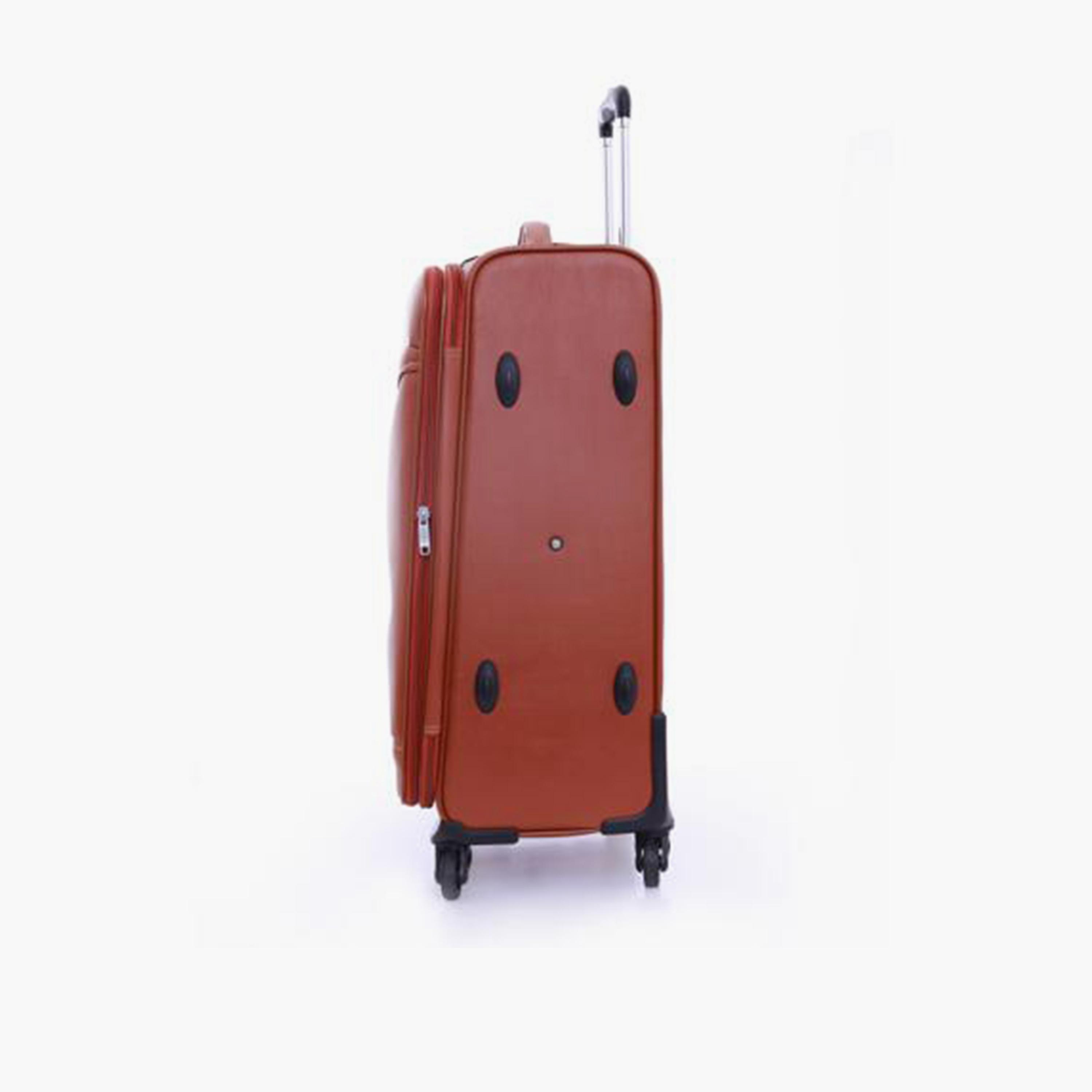 Para John Set of 3 ABS Soft Sided 4-Wheeler Spinner Trolley Bag with Combination Lock-travel-luggagesandbags-luggage-image-6
