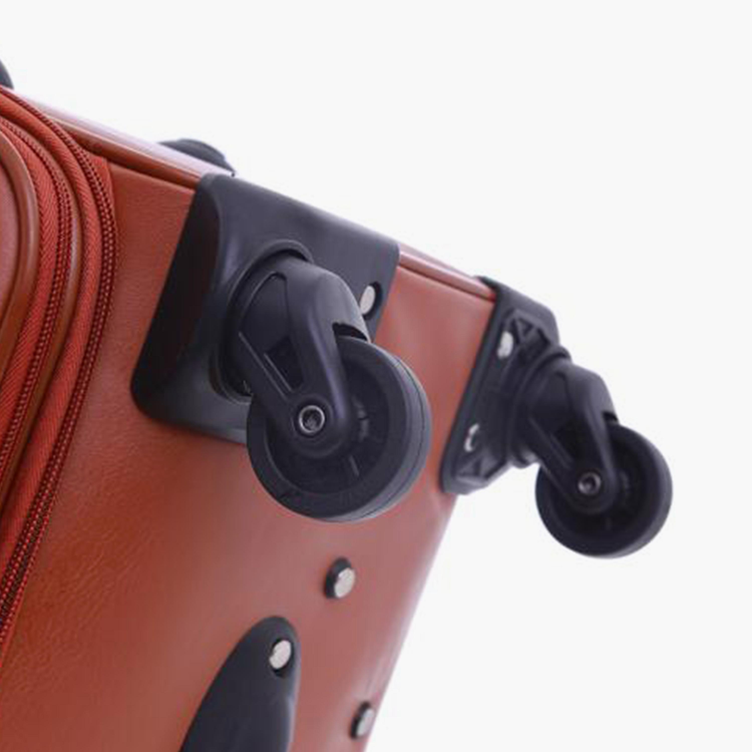 Para John Set of 3 ABS Soft Sided 4-Wheeler Spinner Trolley Bag with Combination Lock-travel-luggagesandbags-luggage-image-8
