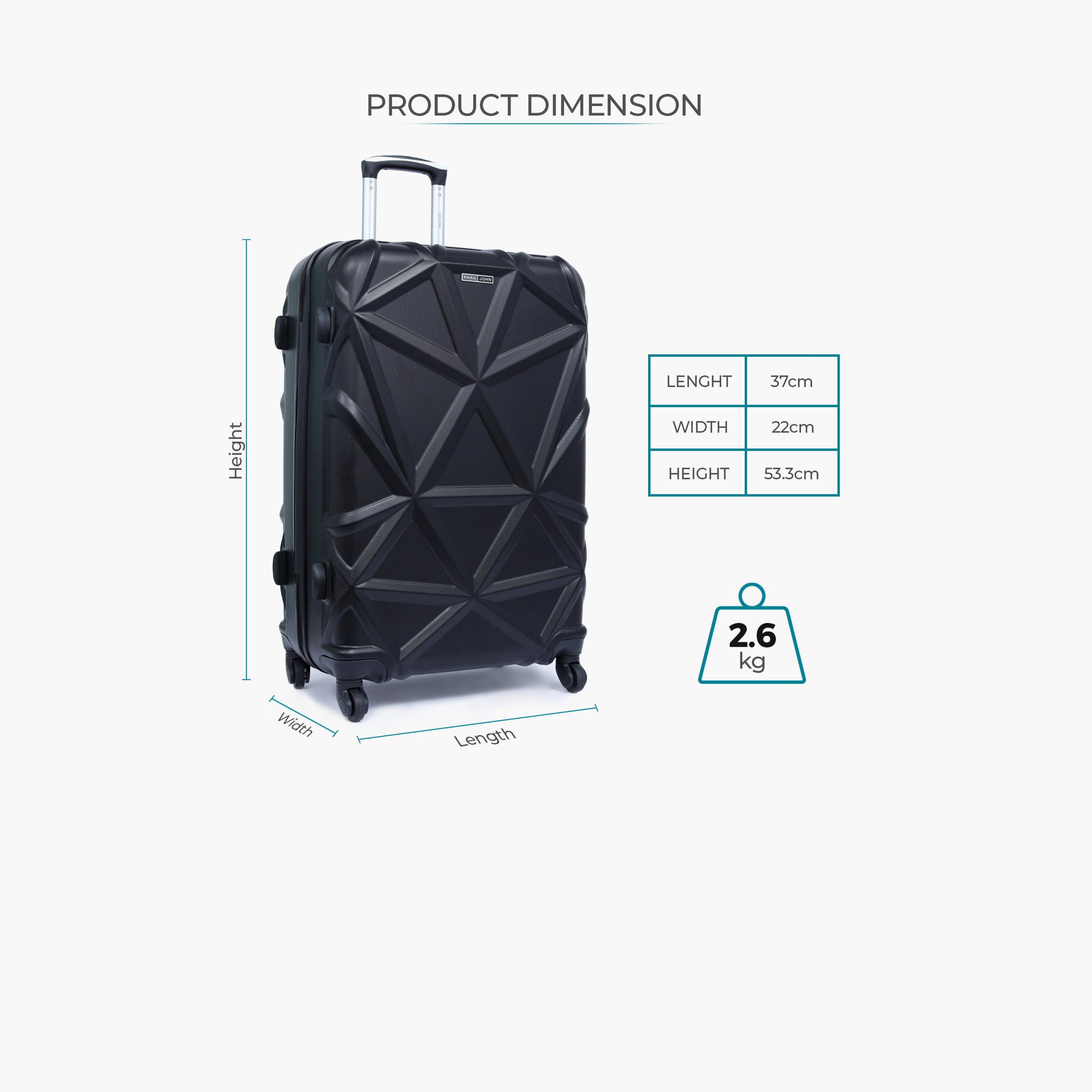 Para John Set of 3 ABS Hard Sided 4-Wheeler Spinner Trolley Bag with Combination Lock-travel-luggagesandbags-luggage-image-6