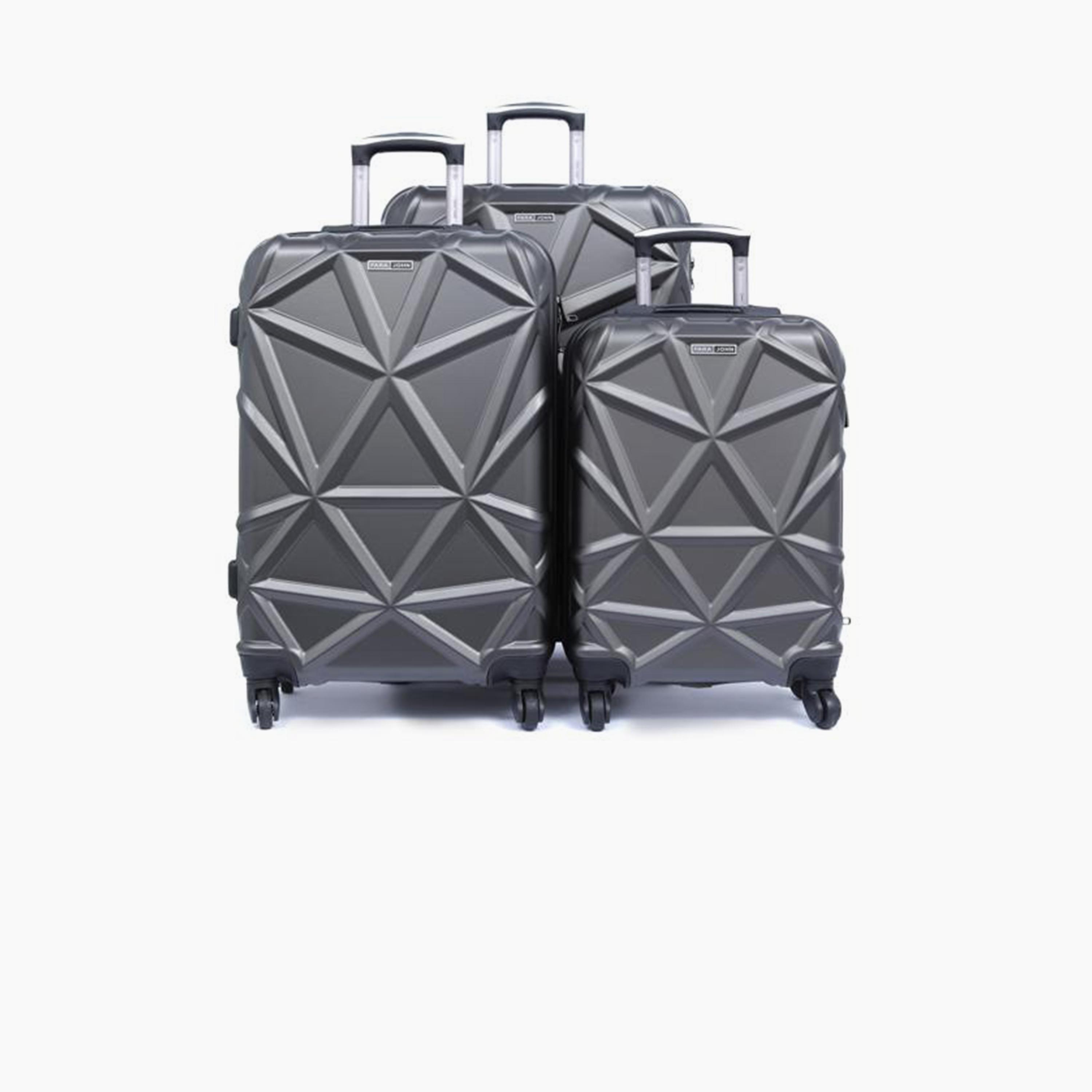 Para John Set of 3 ABS Hard Sided 4-Wheeler Spinner Trolley Bag with Combination Lock-travel-luggagesandbags-luggage-image-18
