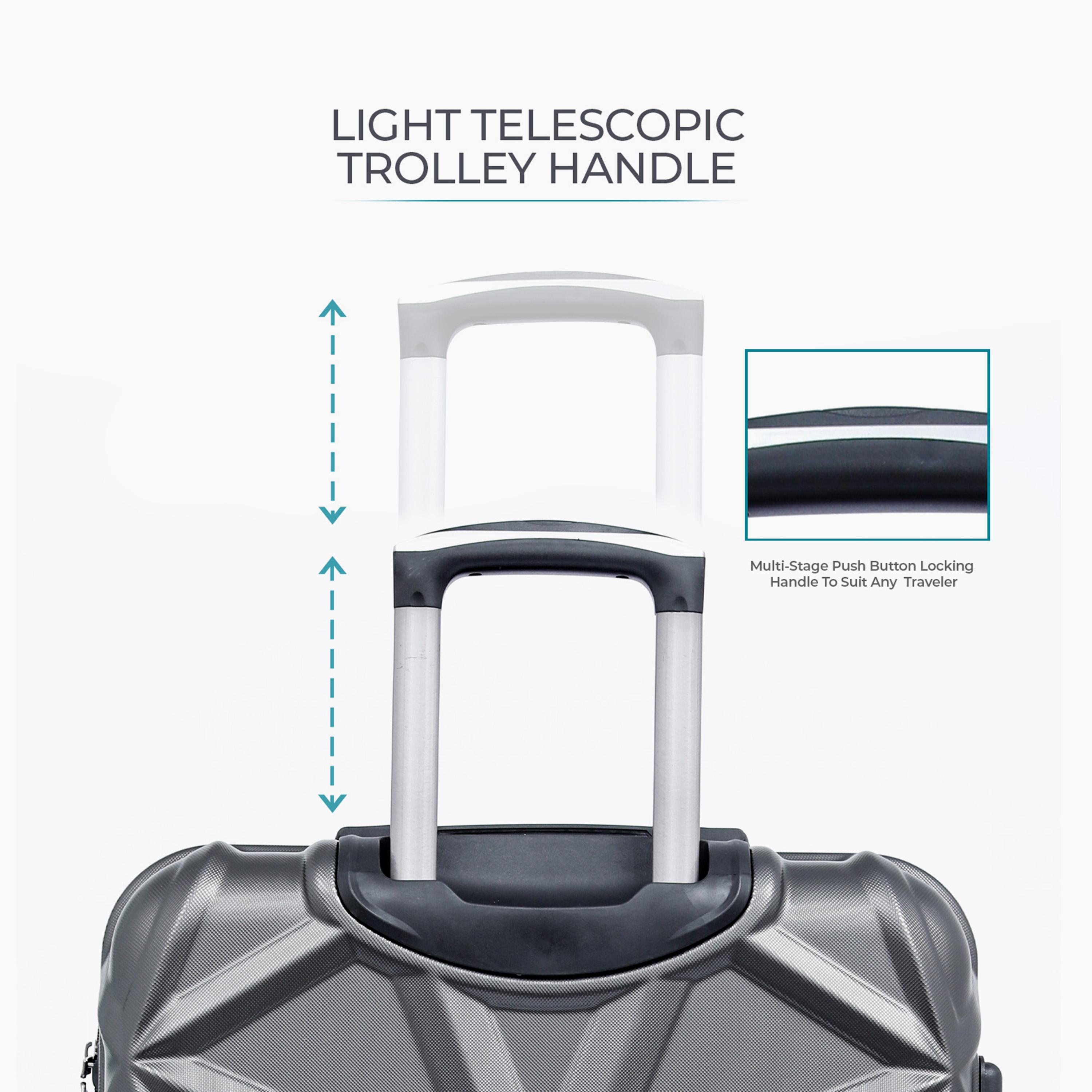 Para John Set of 3 ABS Hard Sided 4-Wheeler Spinner Trolley Bag with Combination Lock-travel-luggagesandbags-luggage-image-22