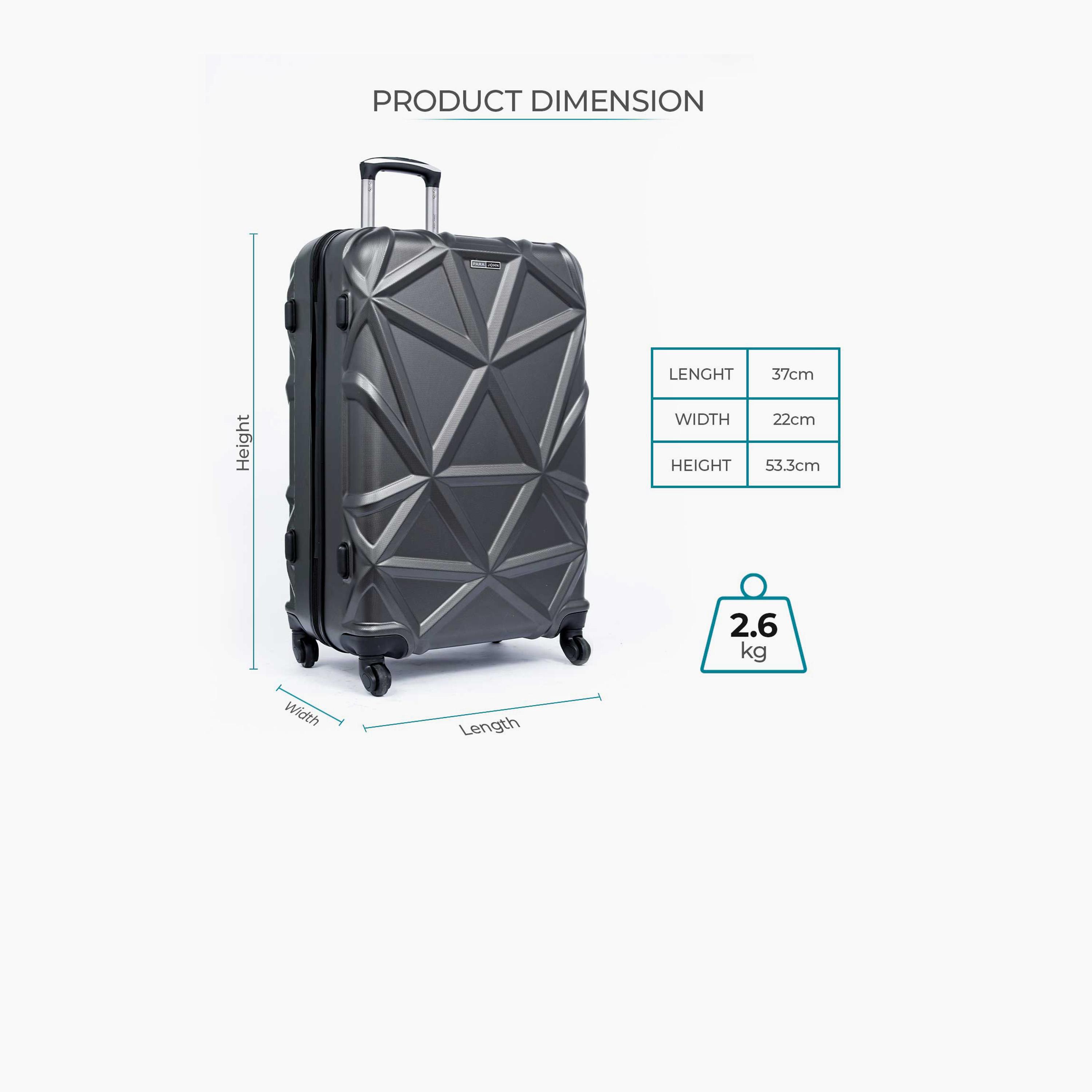 Para John Set of 3 ABS Hard Sided 4-Wheeler Spinner Trolley Bag with Combination Lock-travel-luggagesandbags-luggage-image-23