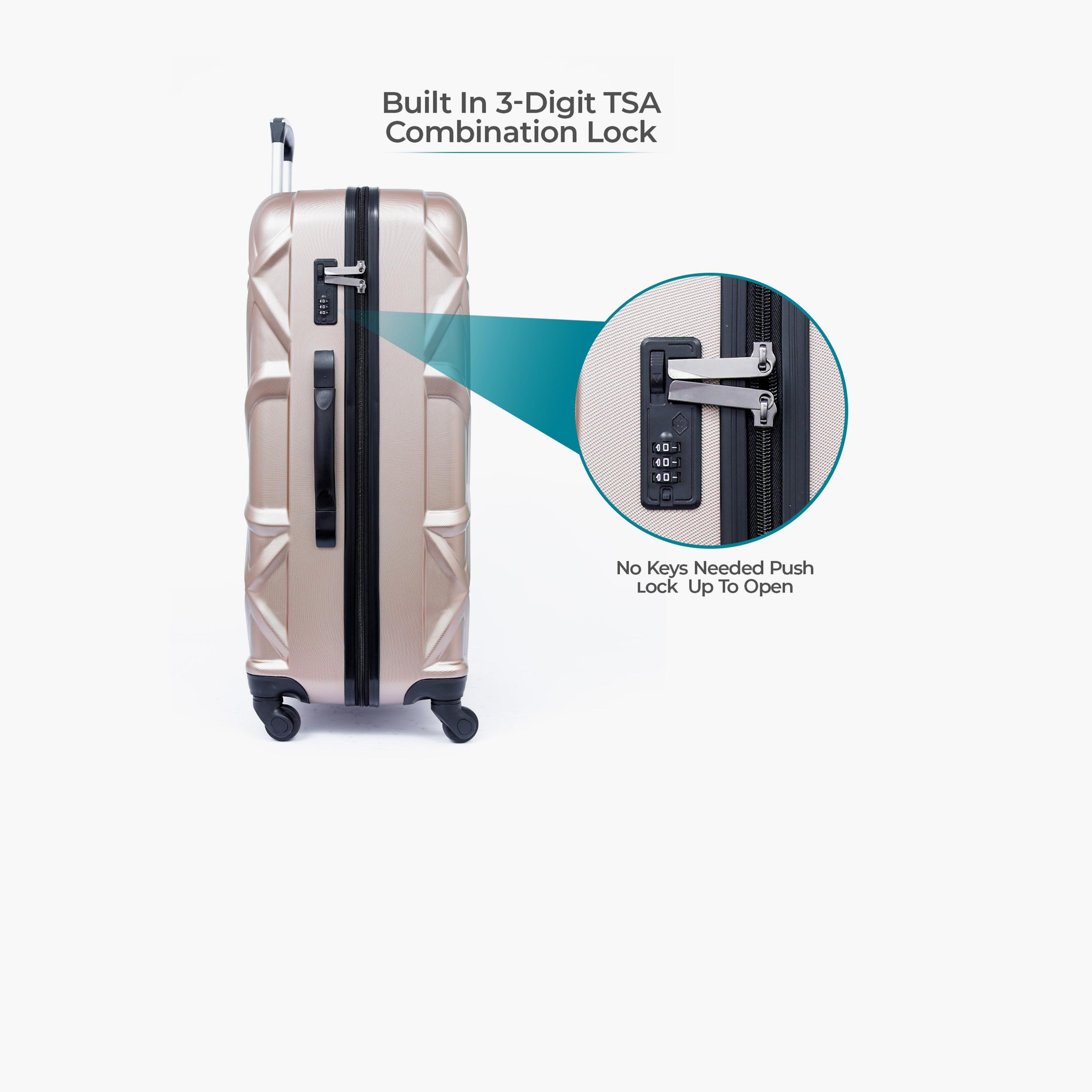Para John Set of 3 ABS Hard Sided 4-Wheeler Spinner Trolley Bag with Combination Lock-travel-luggagesandbags-luggage-image-12
