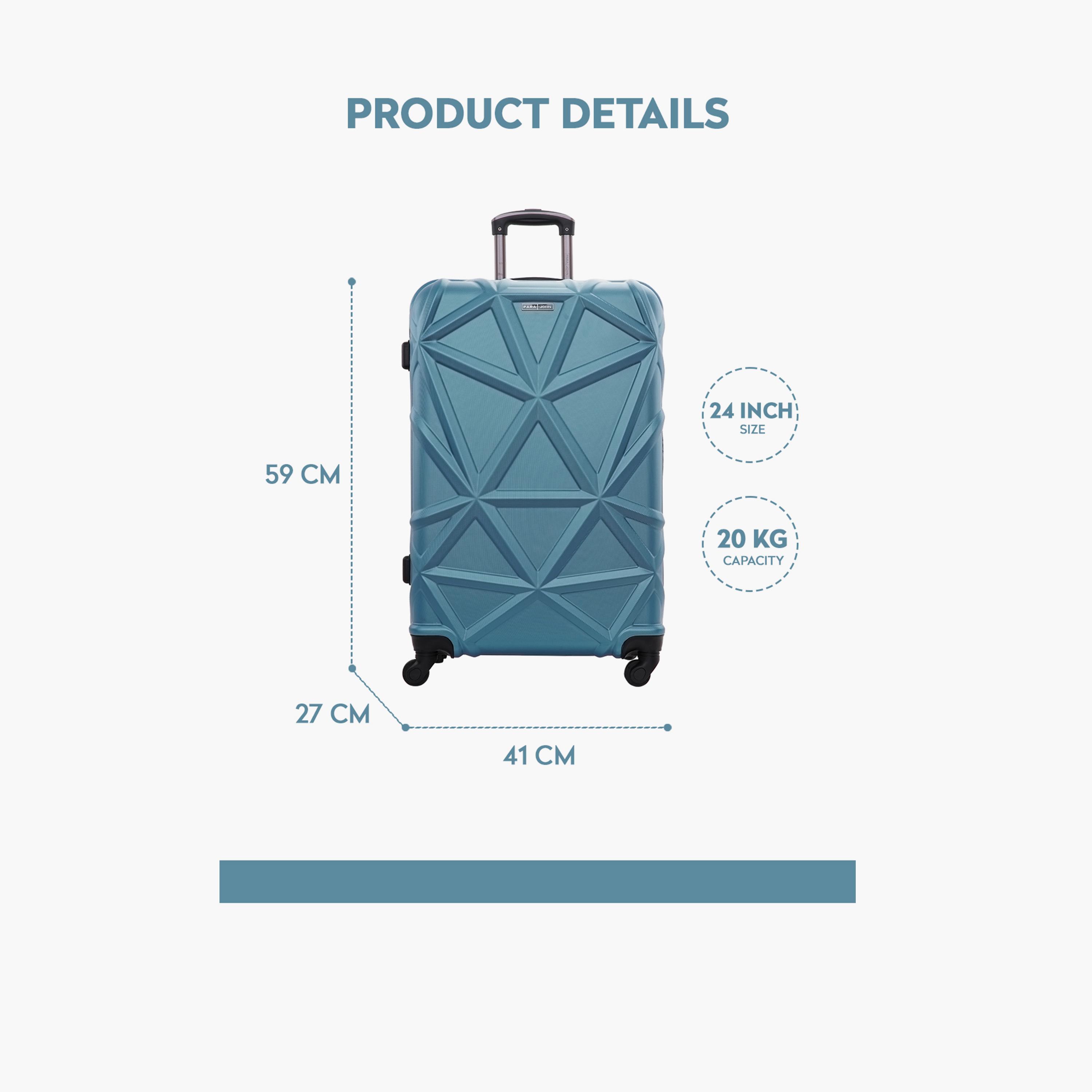 Para John Set of 3 ABS Hard Sided 4-Wheeler Spinner Trolley Bag with Combination Lock-travel-luggagesandbags-luggage-image-30