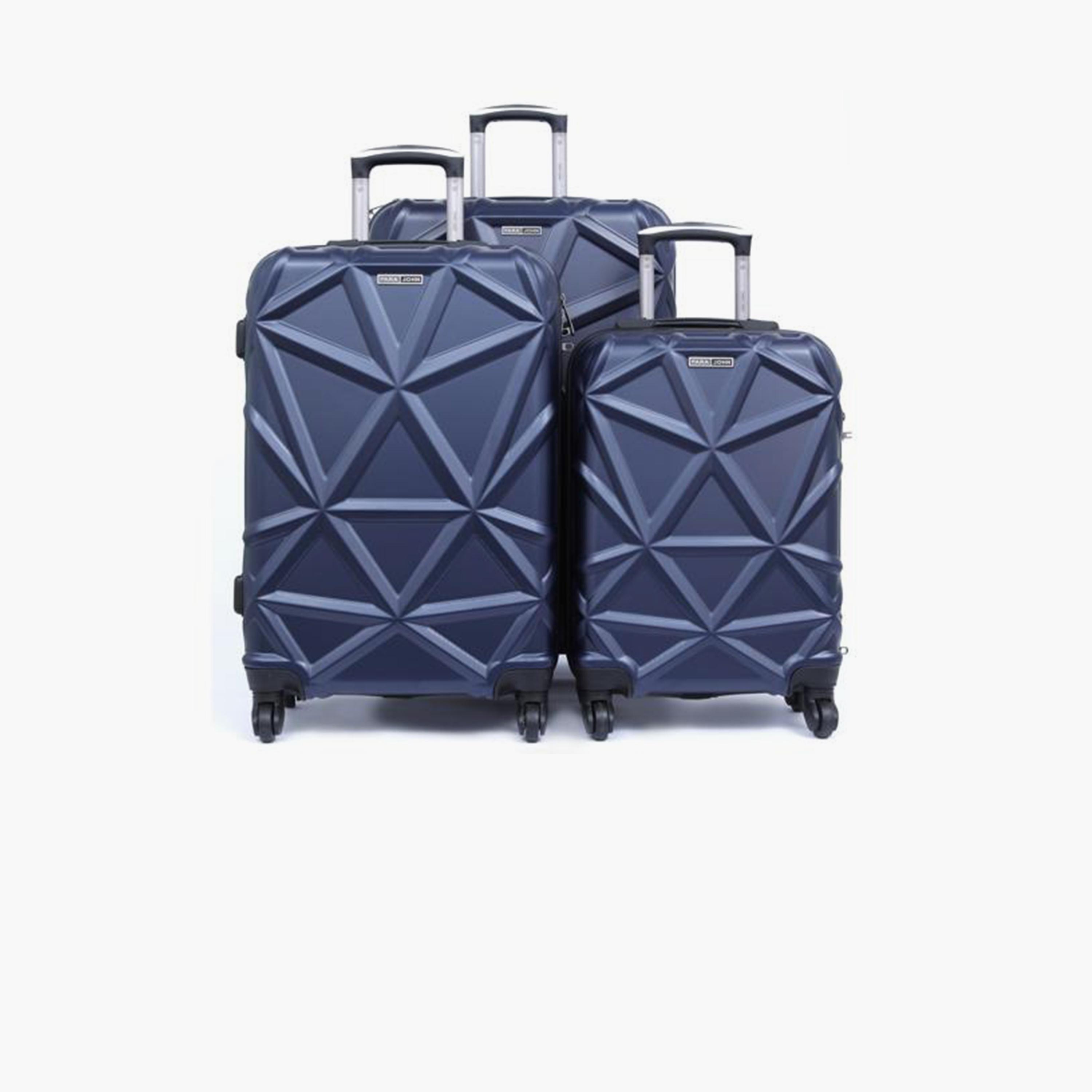 Para John Set of 3 ABS Hard Sided 4-Wheeler Spinner Trolley Bag with Combination Lock-travel-luggagesandbags-luggage-image-32