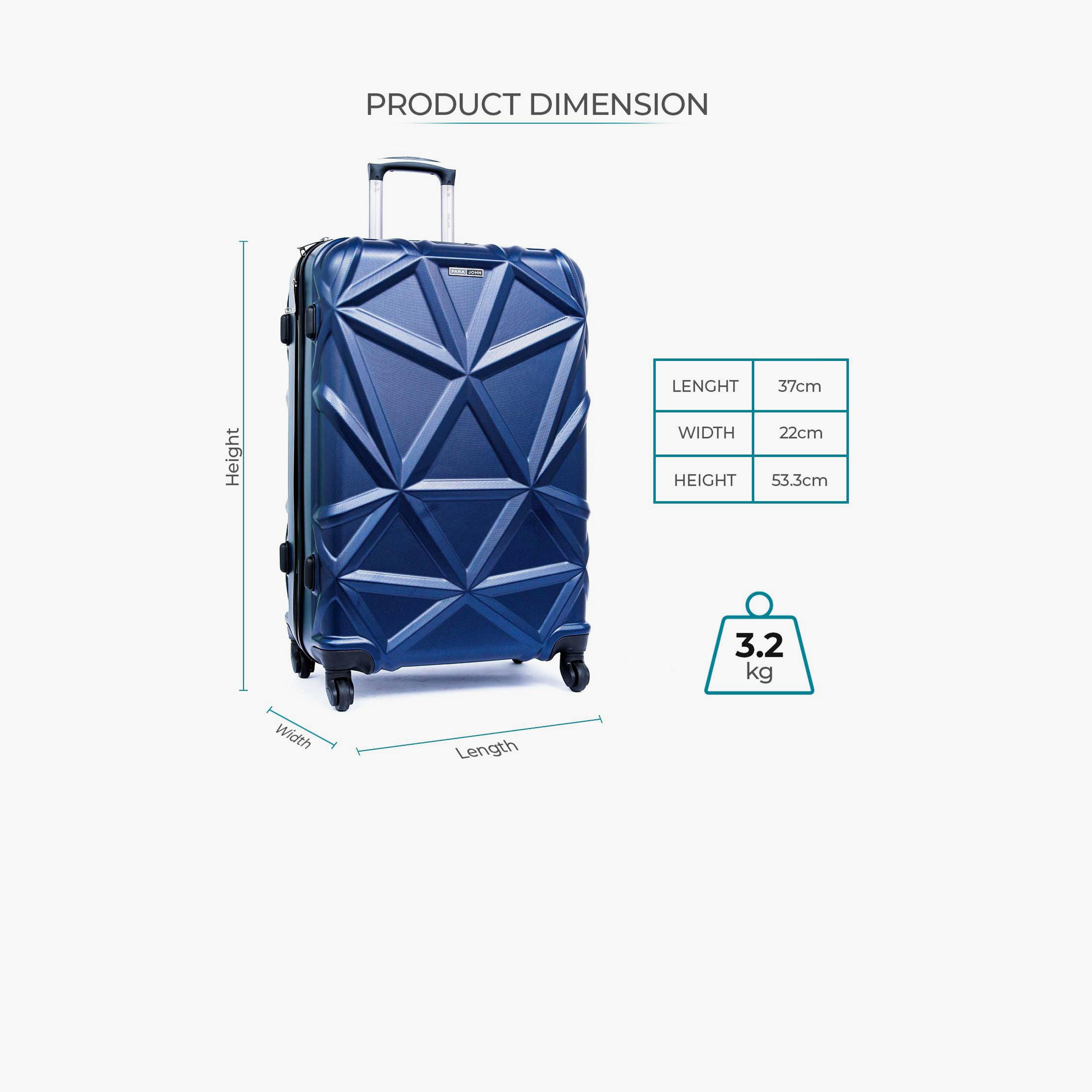 Para John Set of 3 ABS Hard Sided 4-Wheeler Spinner Trolley Bag with Combination Lock-travel-luggagesandbags-luggage-image-38