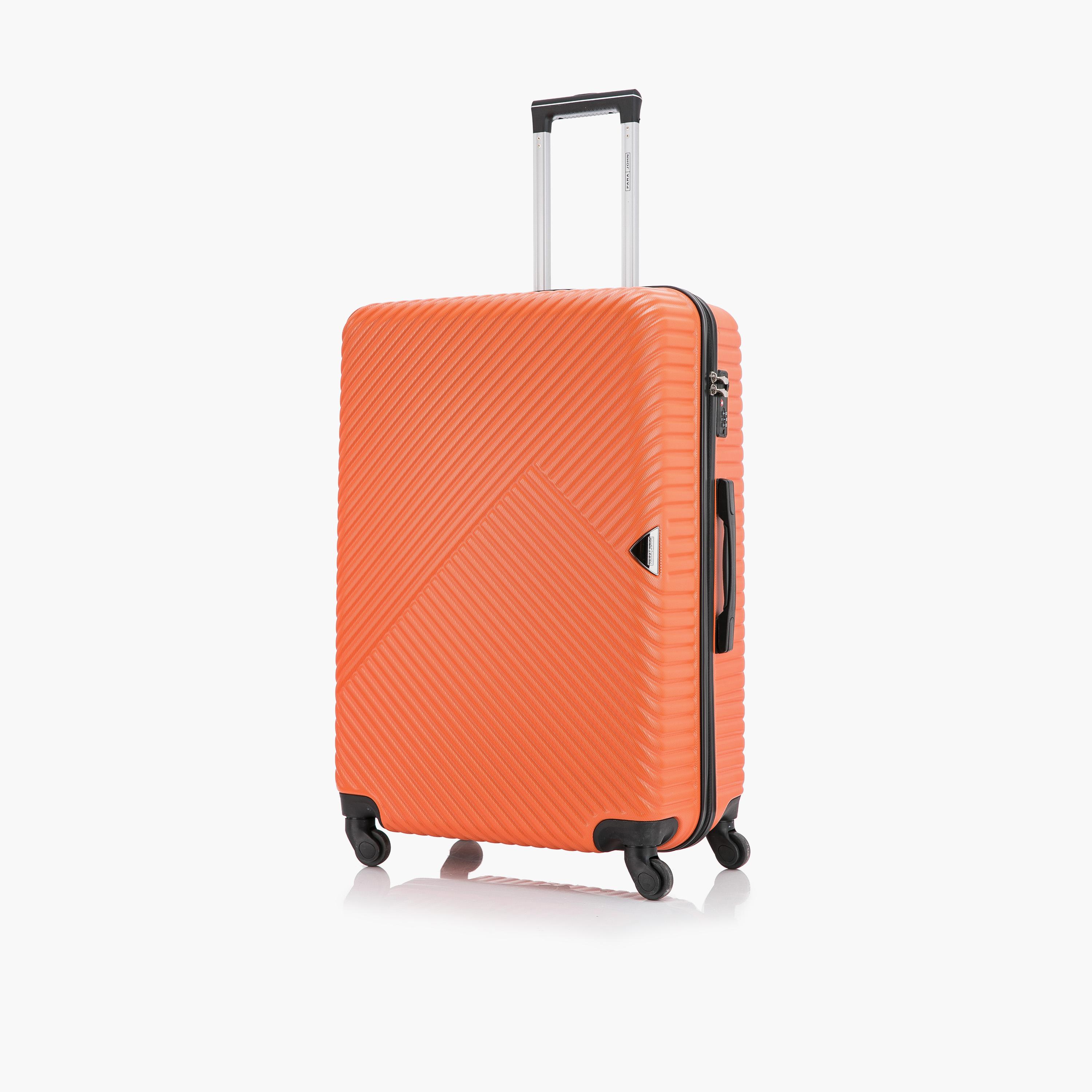 Para John Set of 3 ABS Hard Sided 4-Wheeler Spinner Trolley Bag with Combination Lock-travel-luggagesandbags-luggage-image-4