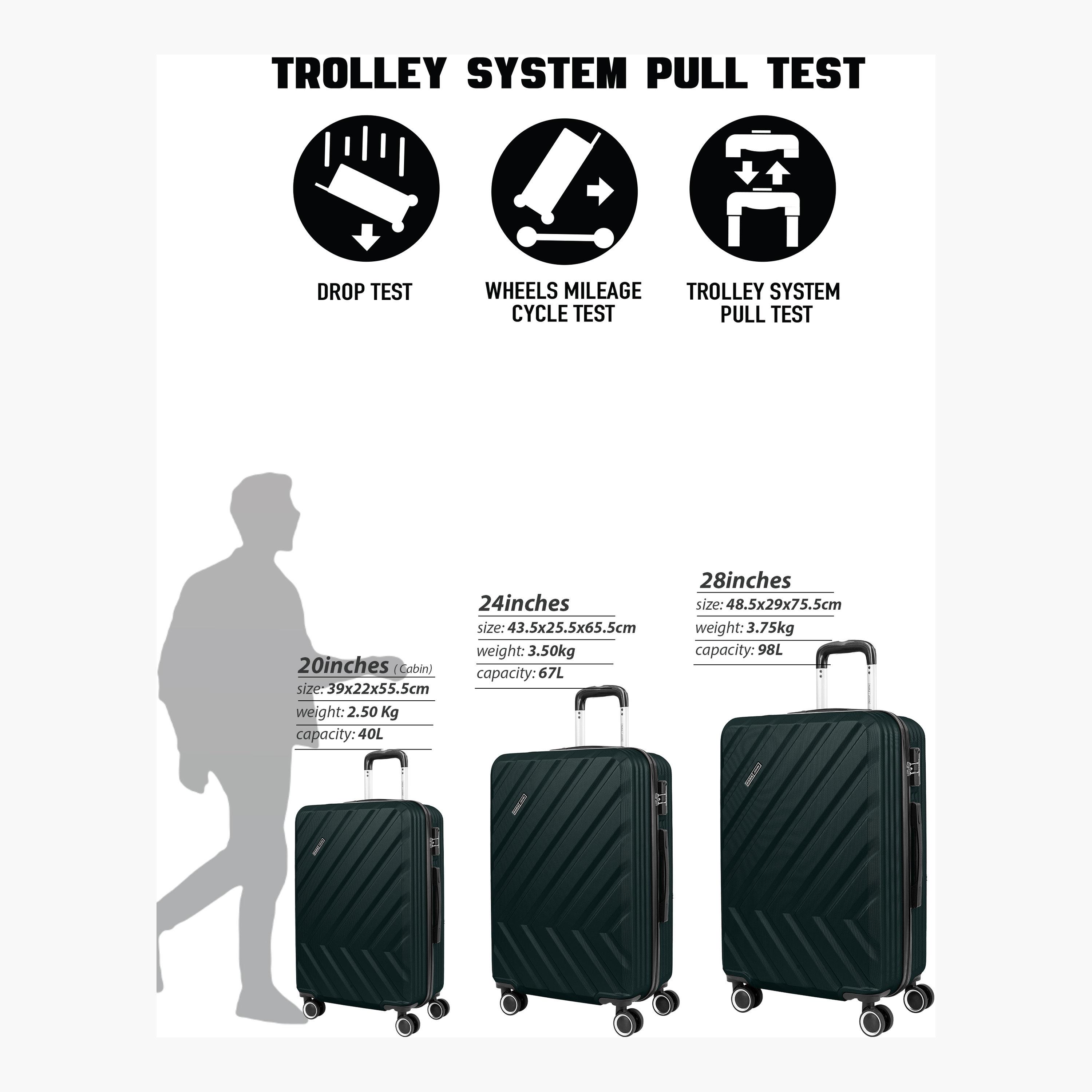 Para John Set of 3 ABS Hard Sided 4-Wheeler Spinner Trolley Bag with Combination Lock-travel-luggagesandbags-luggage-image-6