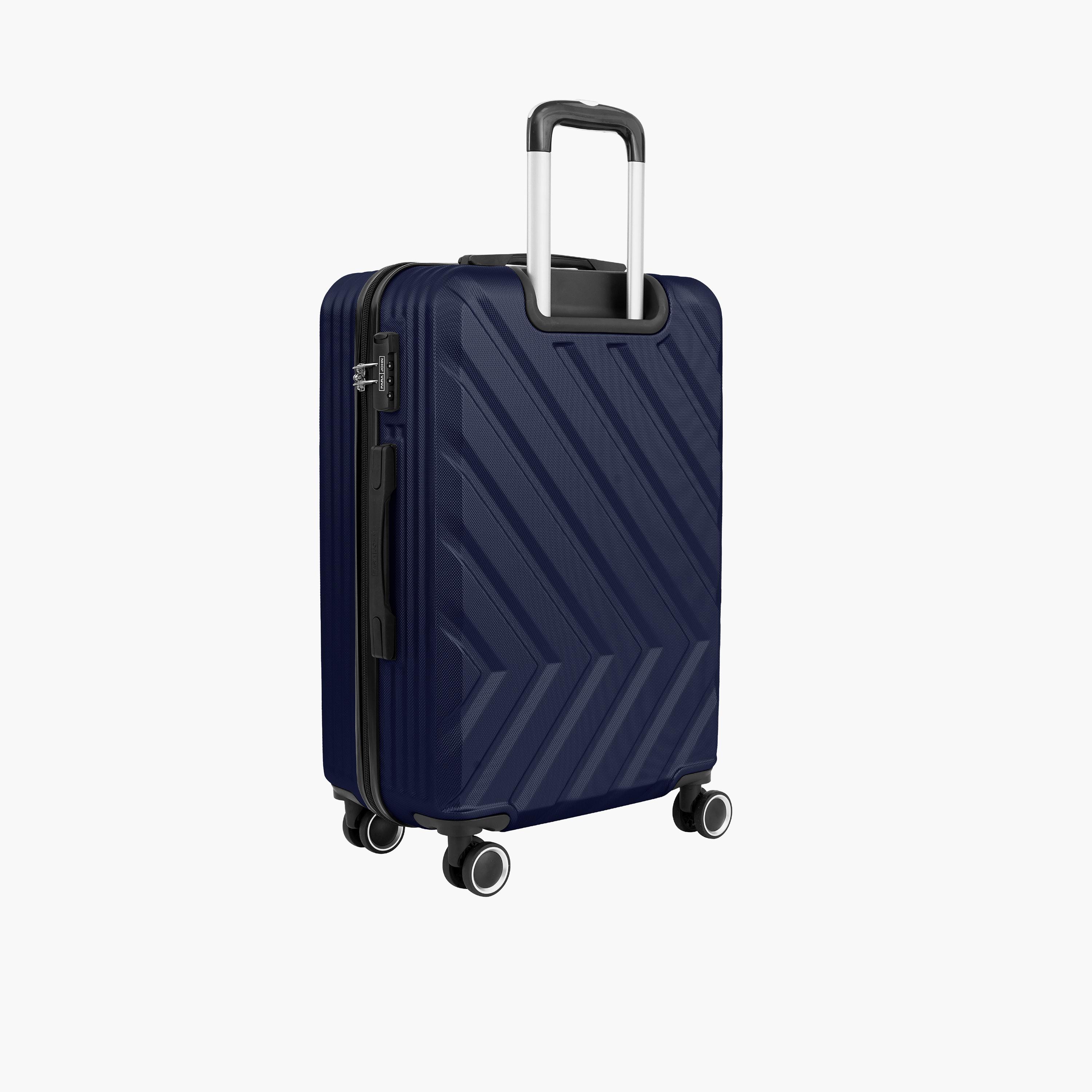 Para John Set of 3 ABS Hard Sided 4-Wheeler Spinner Trolley Bag with Combination Lock-travel-luggagesandbags-luggage-image-5
