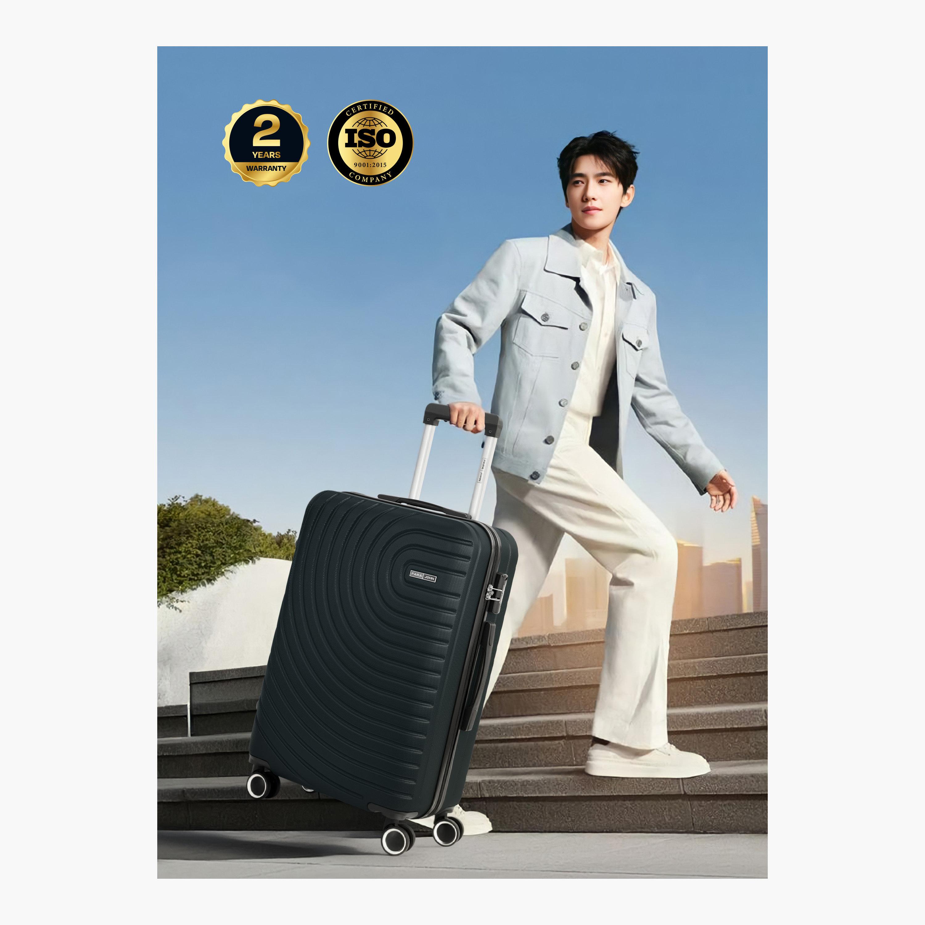Para John Set of 3 ABS Hard Sided 4-Wheeler Spinner Trolley Bag with Combination Lock-travel-luggagesandbags-luggage-image-8