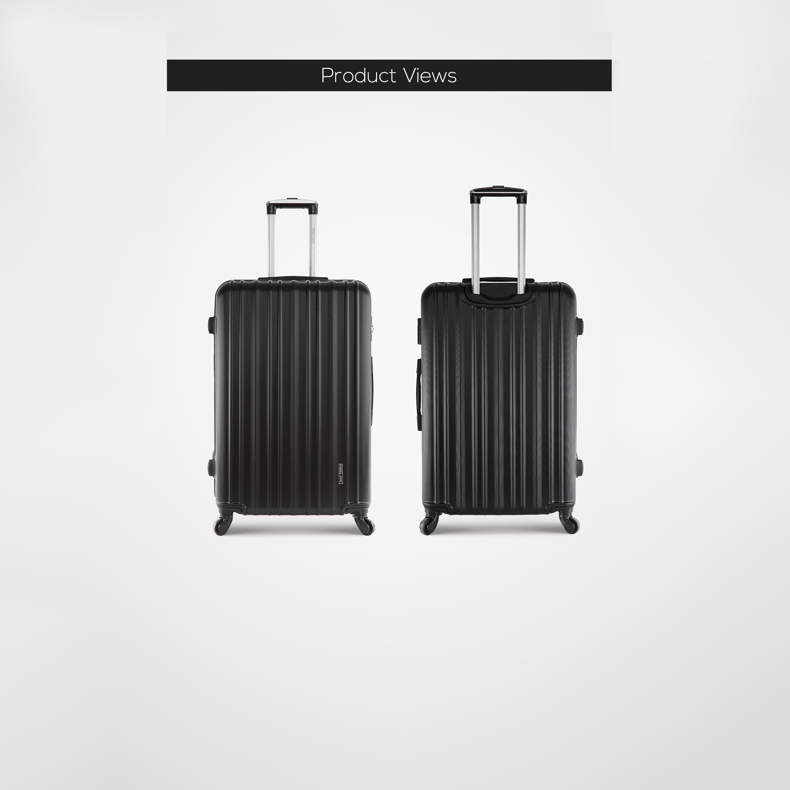 Para John Set of 3 ABS Hard Sided 4-Wheeler Spinner Trolley Bag with Combination Lock-travel-luggagesandbags-luggage-image-2
