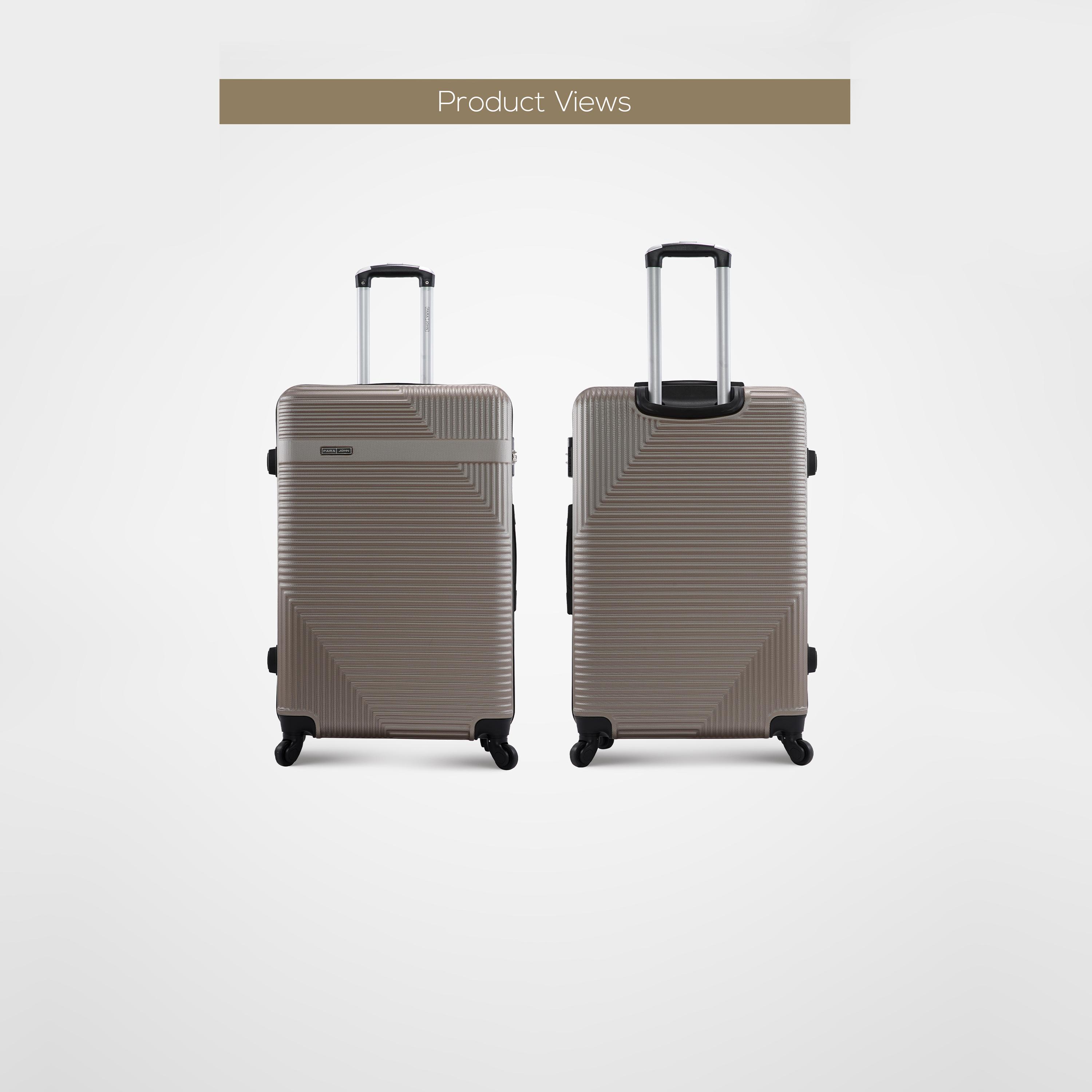Para John Set of 3 ABS Hard Sided 4-Wheeler Spinner Trolley Bag with Combination Lock-travel-luggagesandbags-luggage-image-2