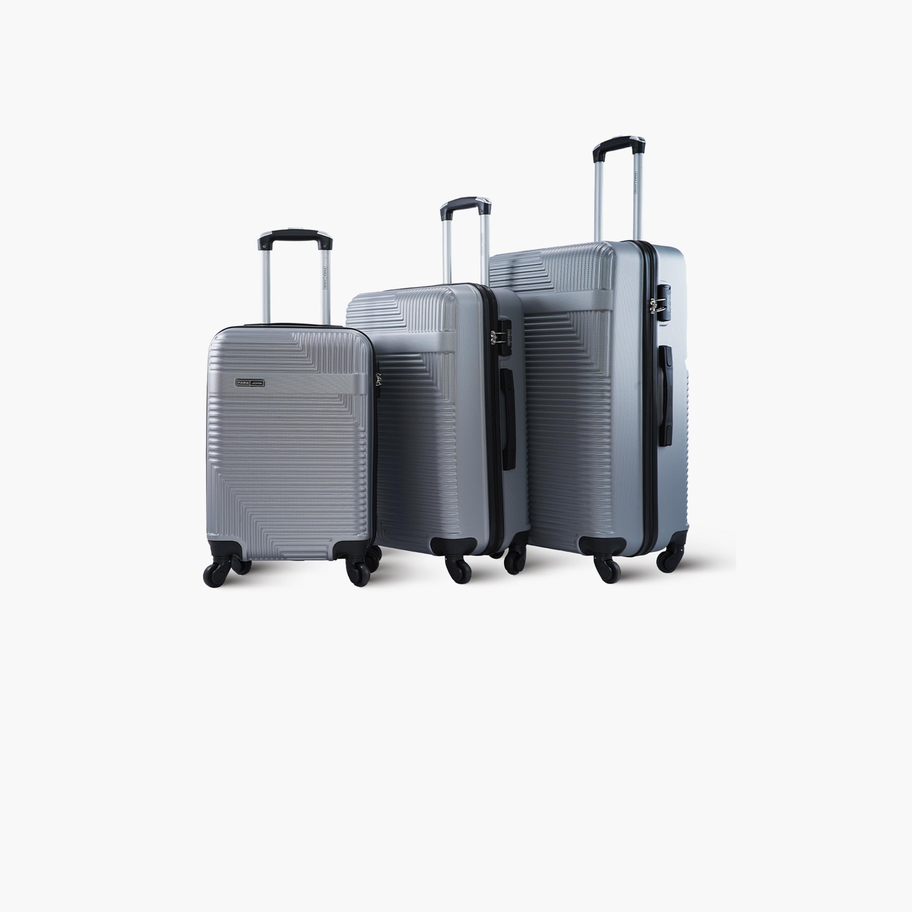 باراجون- طقم 3 شنط بأربع عجلات دوارة من مادة ABS وجوانب صلبة مع قفل مركب-travel-luggagesandbags-luggage-image-25