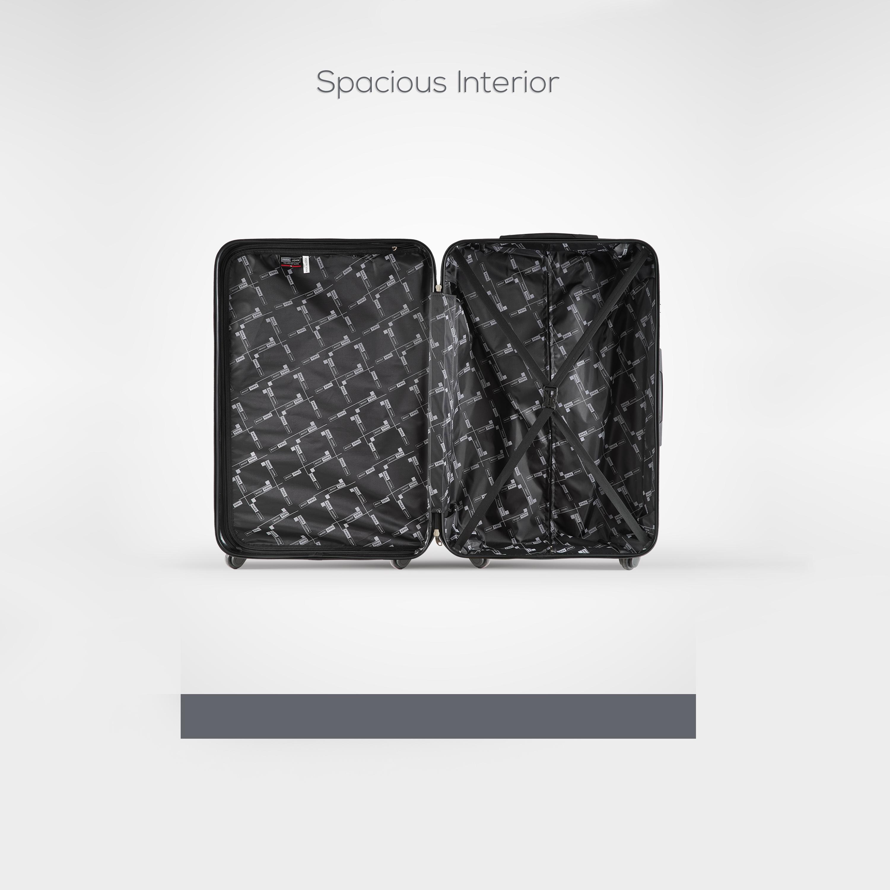 باراجون- طقم 3 شنط بأربع عجلات دوارة من مادة ABS وجوانب صلبة مع قفل مركب-travel-luggagesandbags-luggage-image-27