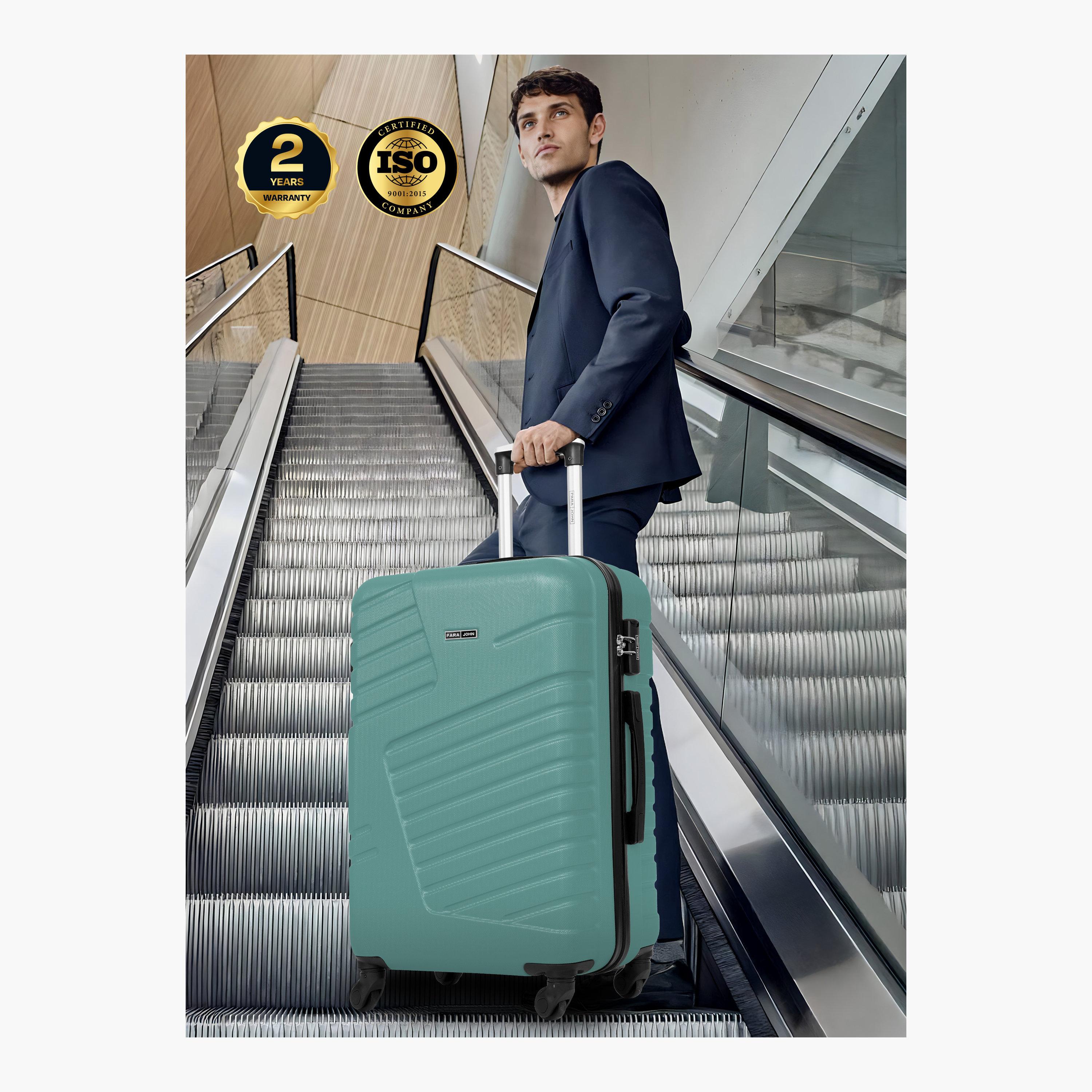 Para John Set of 3 ABS Hard Sided 4-Wheeler Spinner Trolley Bag with Combination Lock-travel-luggagesandbags-luggage-image-7