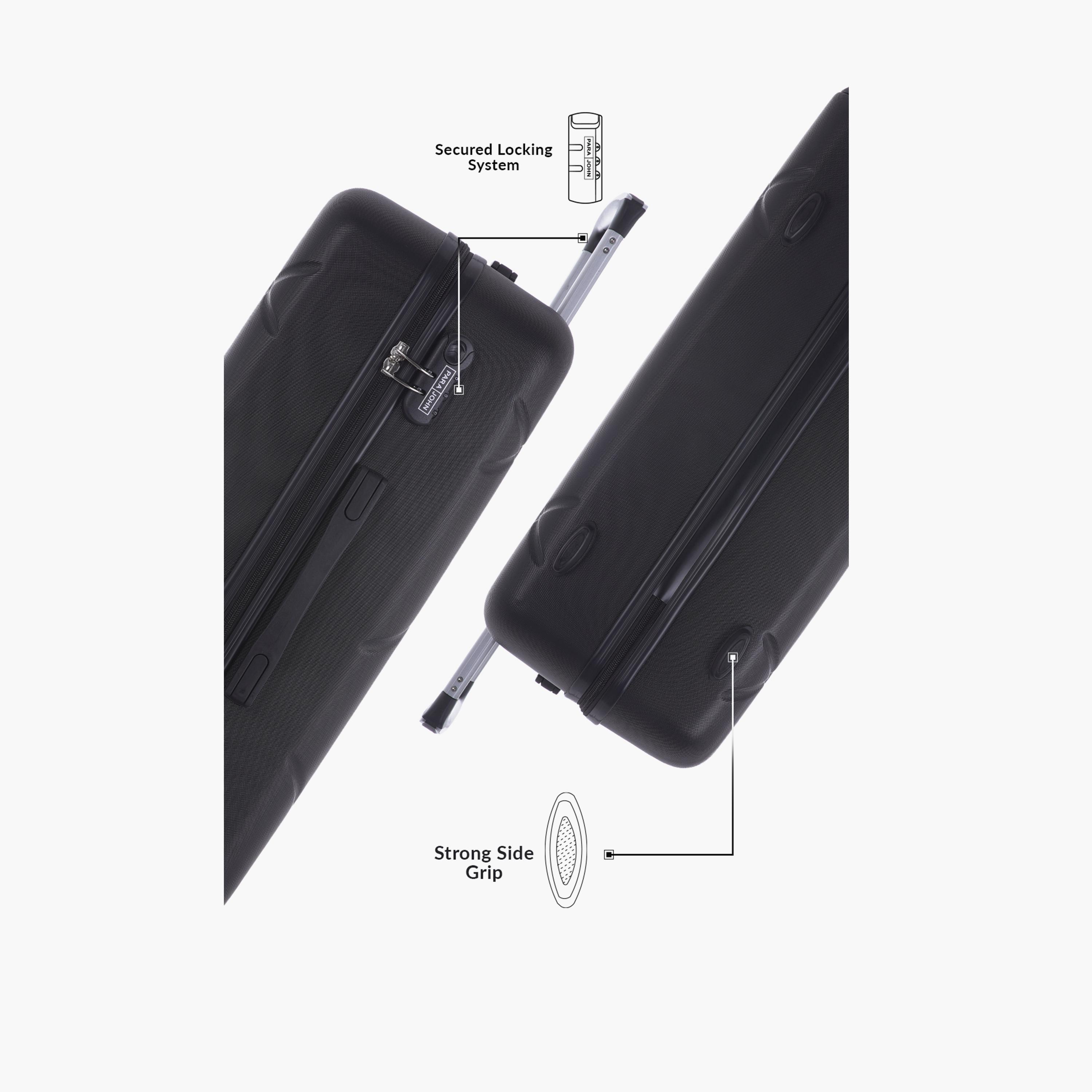 Para John Set of 3 ABS Hard Sided 4-Wheeler Spinner Trolley Bag with Combination Lock-travel-luggagesandbags-luggage-image-13