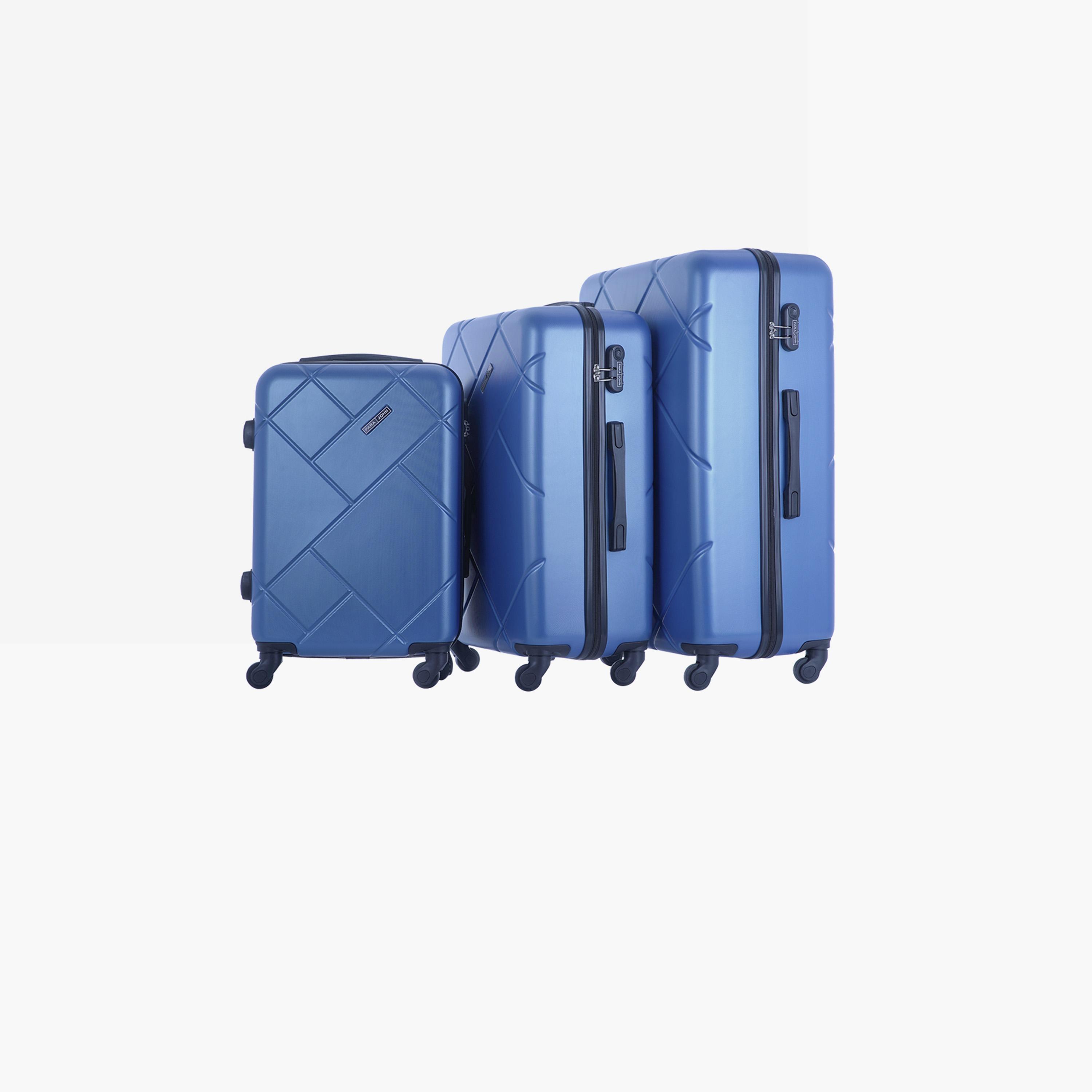 Para John Set of 3 ABS Hard Sided 4-Wheeler Spinner Trolley Bag with Combination Lock-travel-luggagesandbags-luggage-image-20