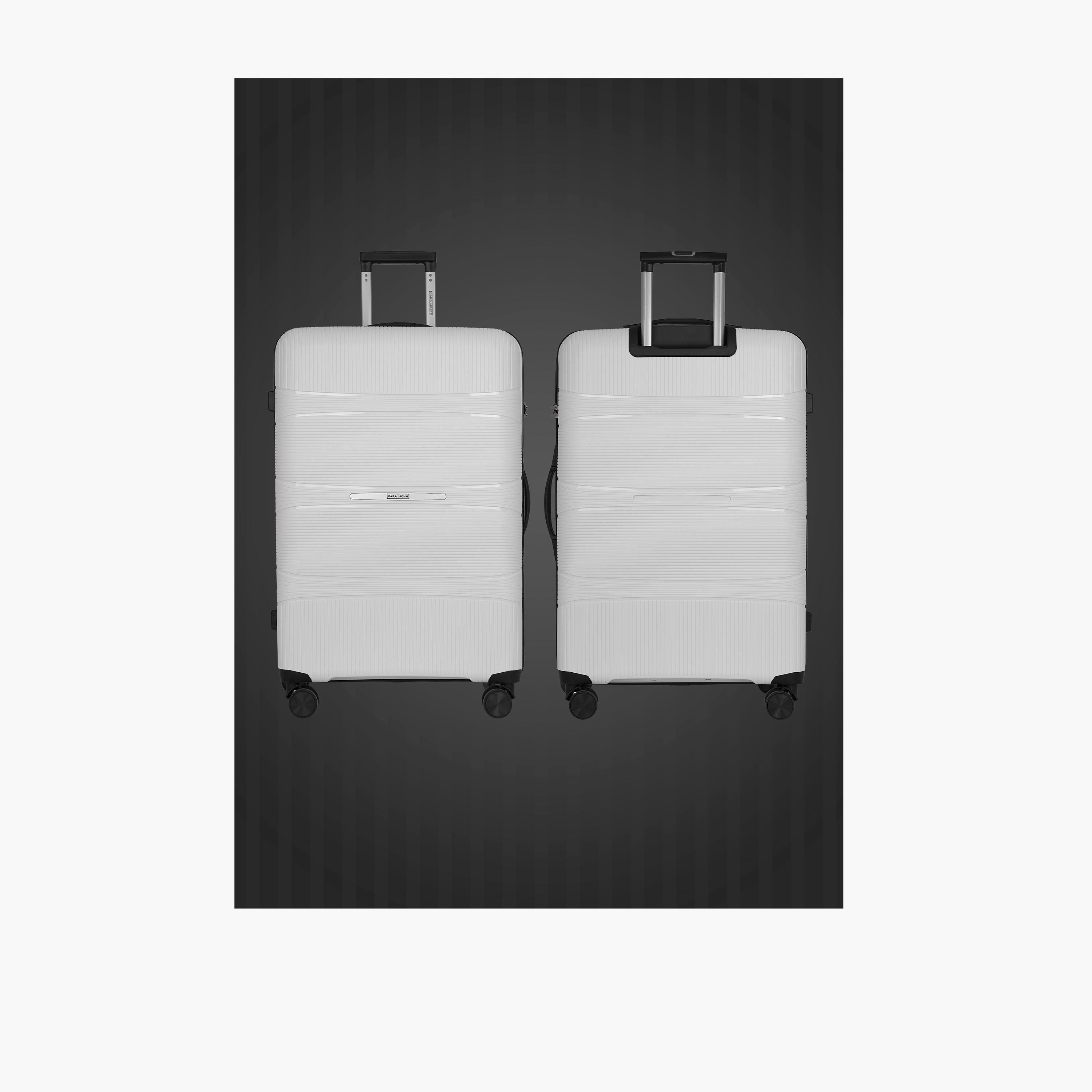 باراجون- طقم 3 شنط بولي بروبيلين بأربع عجلات دوارة وجوانب صلبة مع قفل مركب-travel-luggagesandbags-luggage-image-3