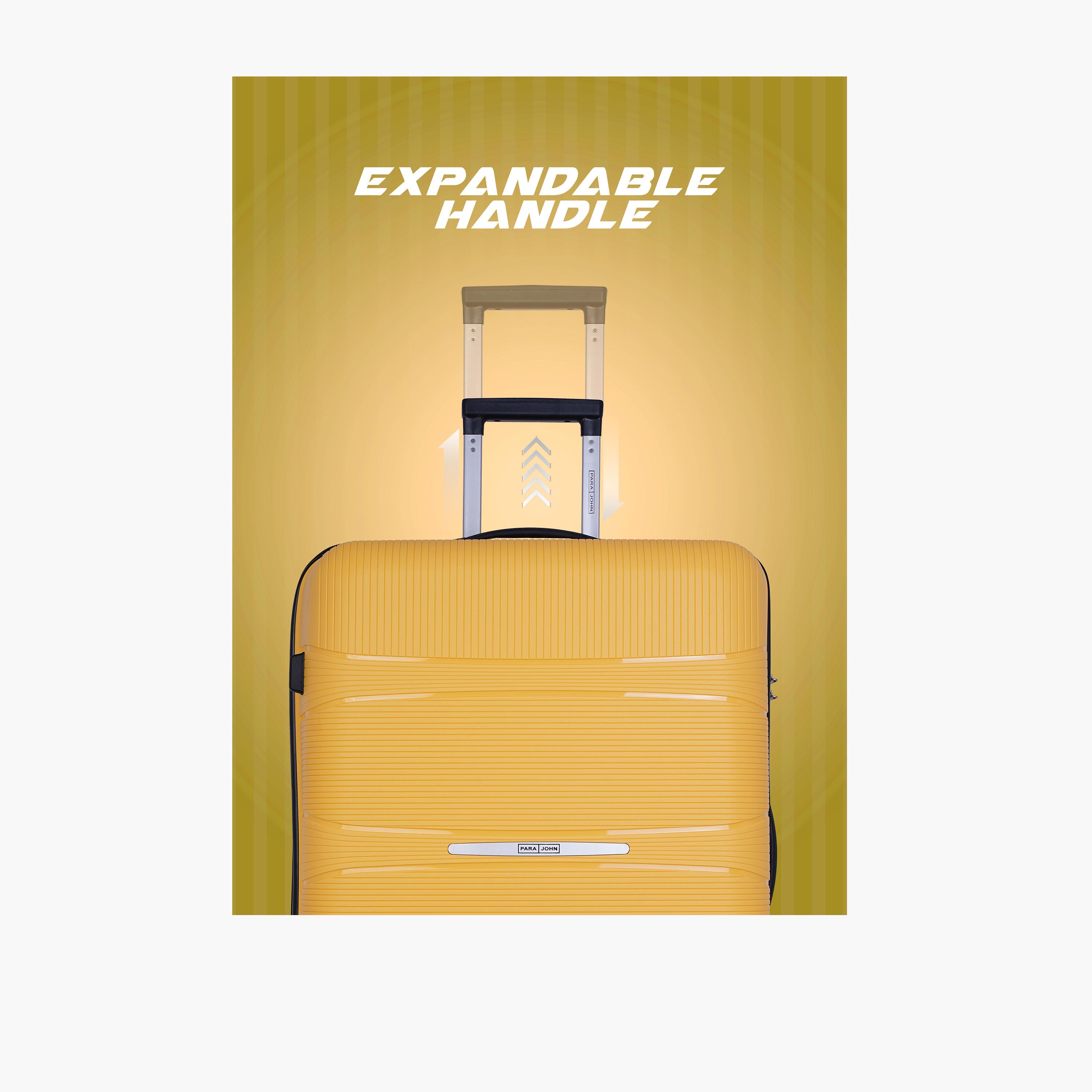 باراجون- طقم 3 شنط بولي بروبيلين بأربع عجلات دوارة وجوانب صلبة مع قفل مركب-travel-luggagesandbags-luggage-image-8