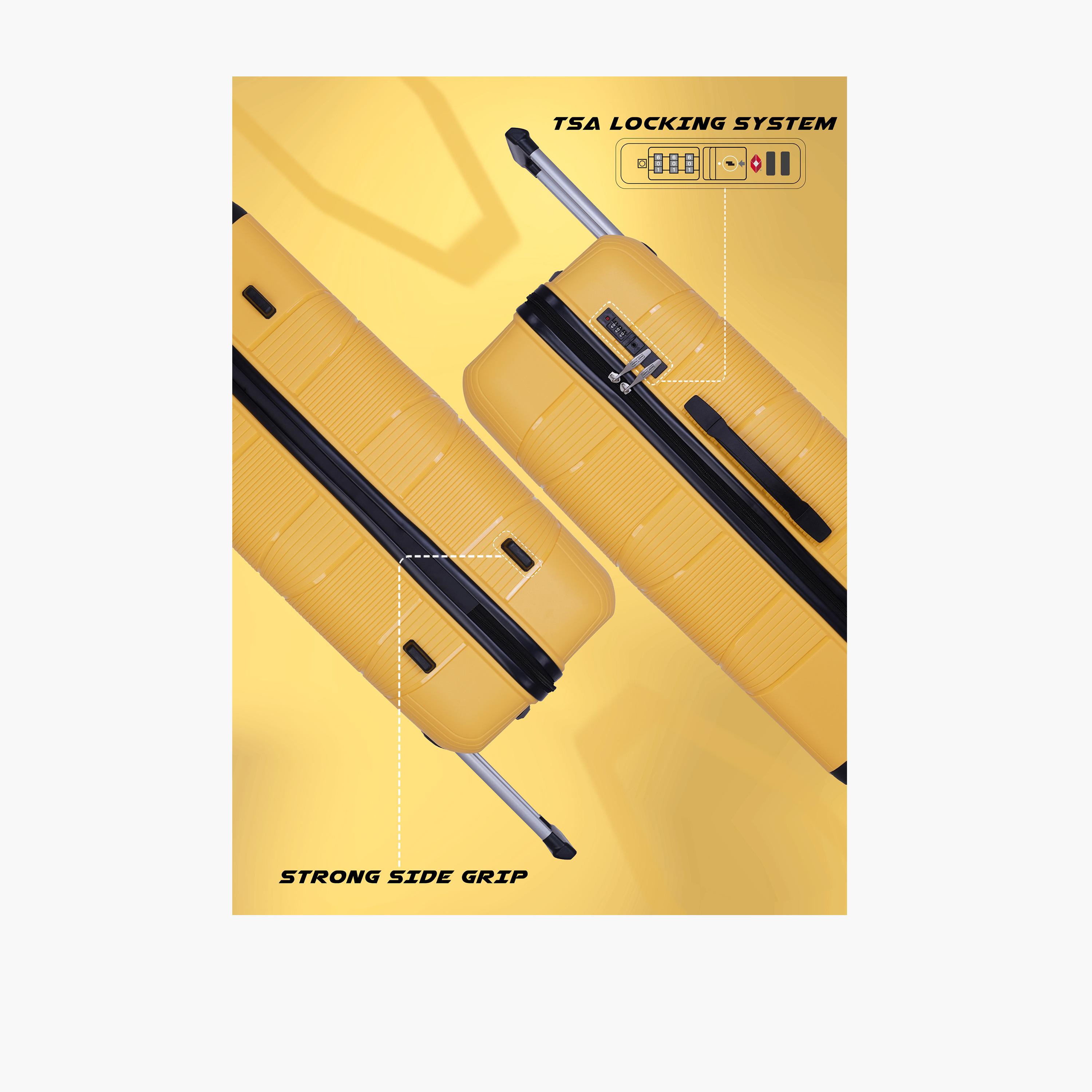 باراجون- طقم 3 شنط بولي بروبيلين بأربع عجلات دوارة وجوانب صلبة مع قفل مركب-travel-luggagesandbags-luggage-image-9