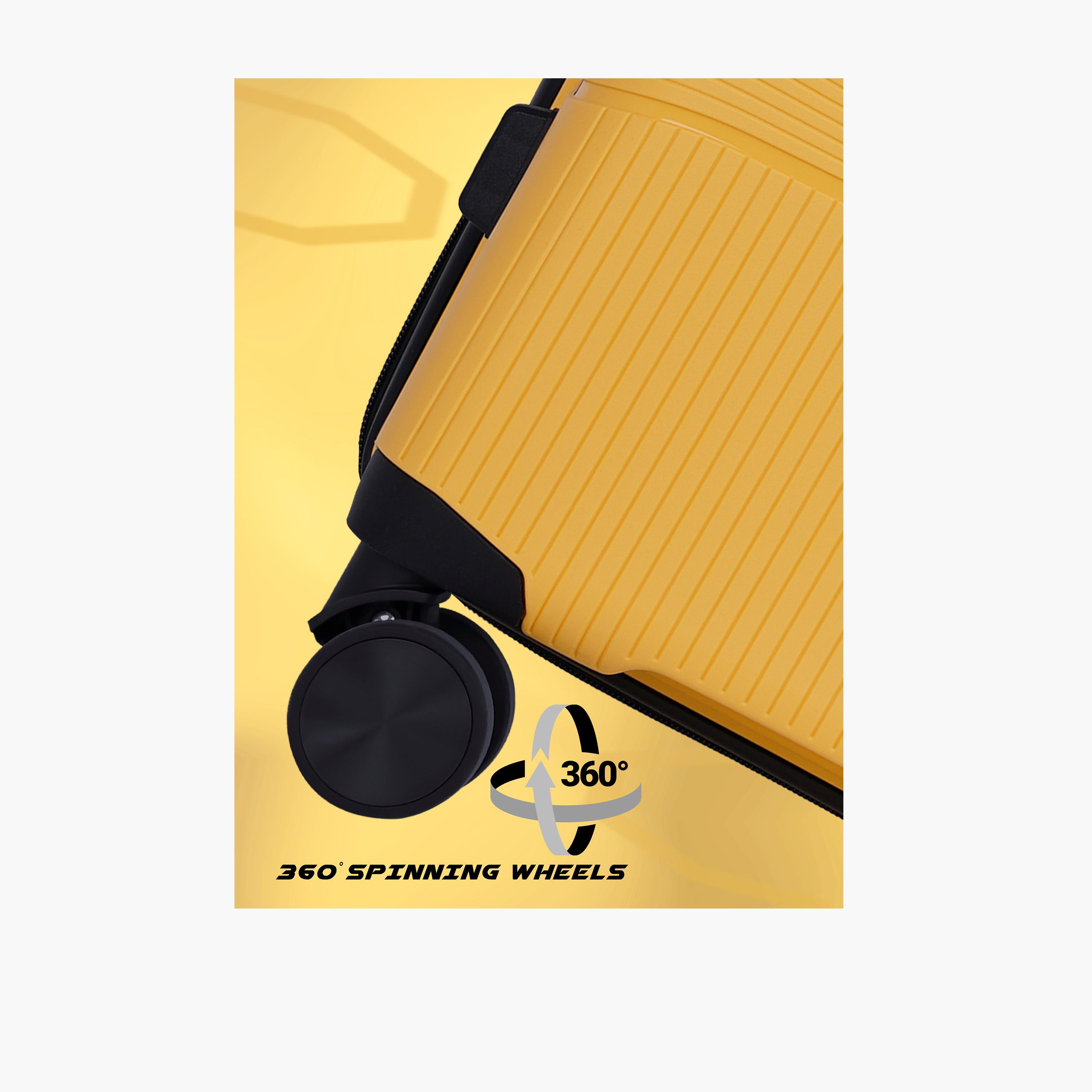 باراجون- طقم 3 شنط بولي بروبيلين بأربع عجلات دوارة وجوانب صلبة مع قفل مركب-travel-luggagesandbags-luggage-image-12