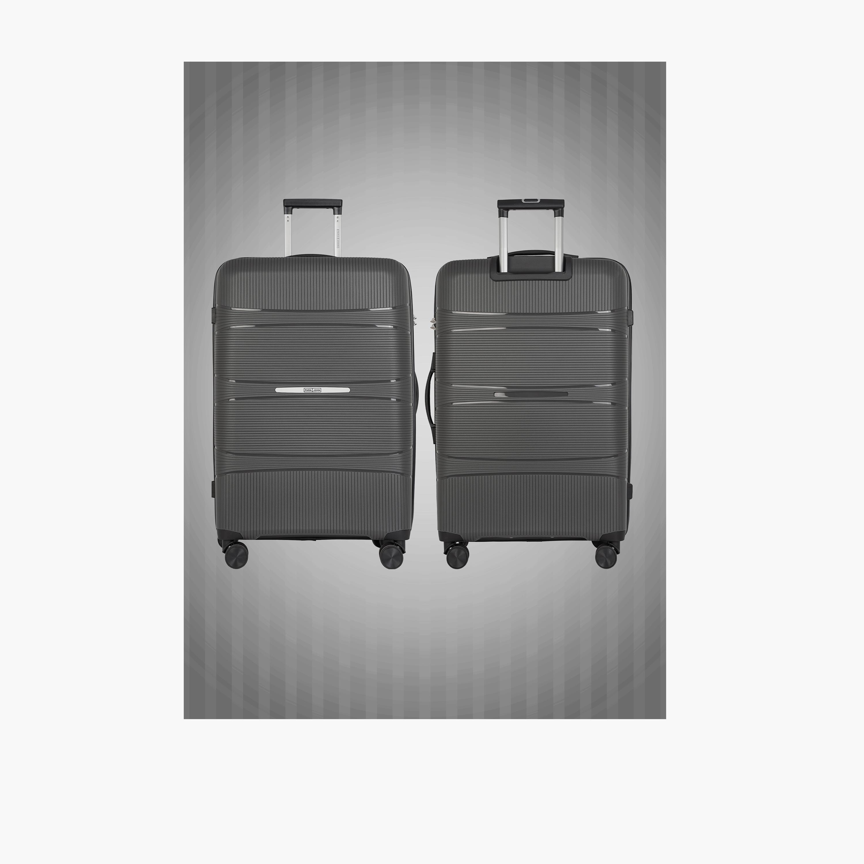 باراجون- طقم 3 شنط بولي بروبيلين بأربع عجلات دوارة وجوانب صلبة مع قفل مركب-travel-luggagesandbags-luggage-image-18