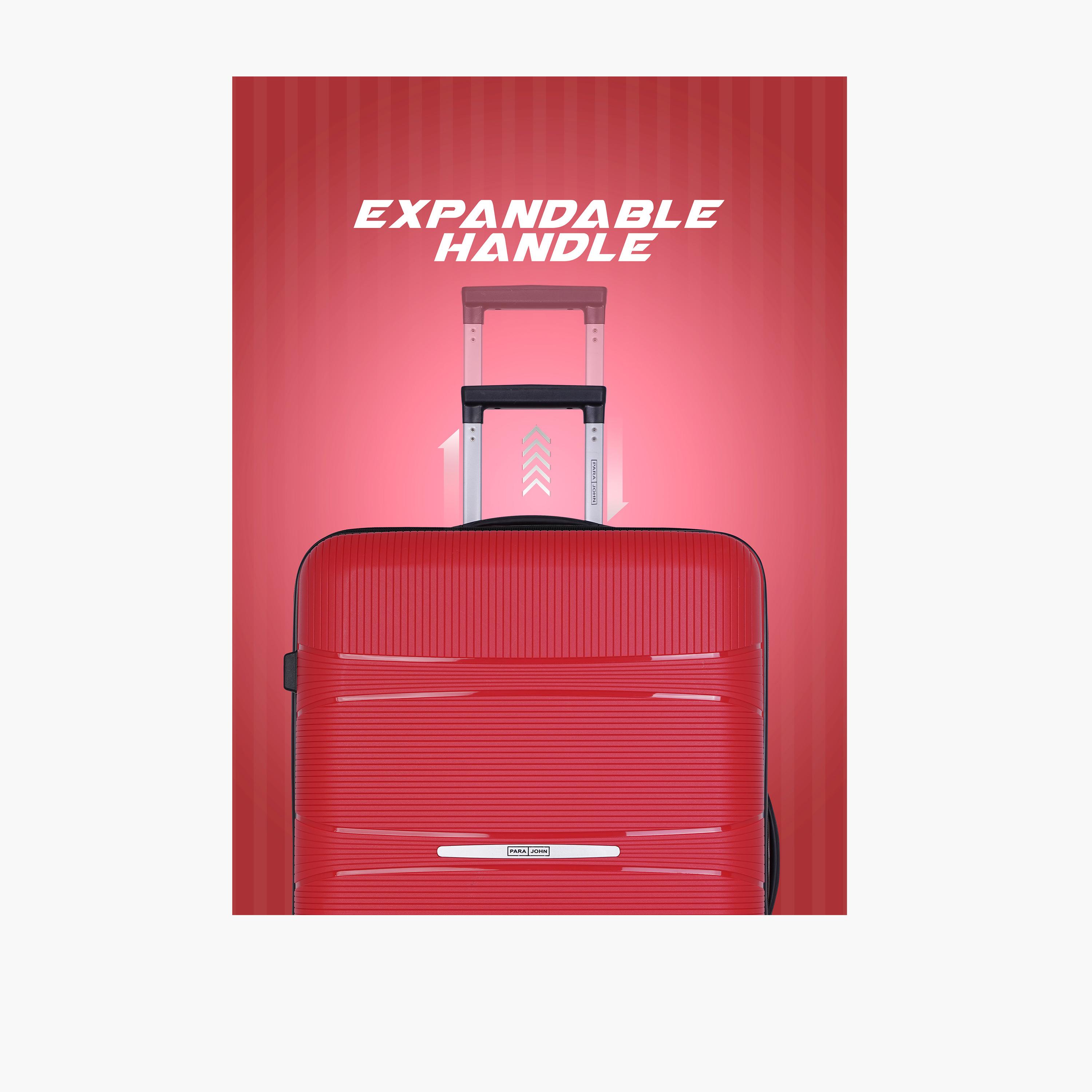 باراجون- طقم 3 شنط بولي بروبيلين بأربع عجلات دوارة وجوانب صلبة مع قفل مركب-travel-luggagesandbags-luggage-image-21
