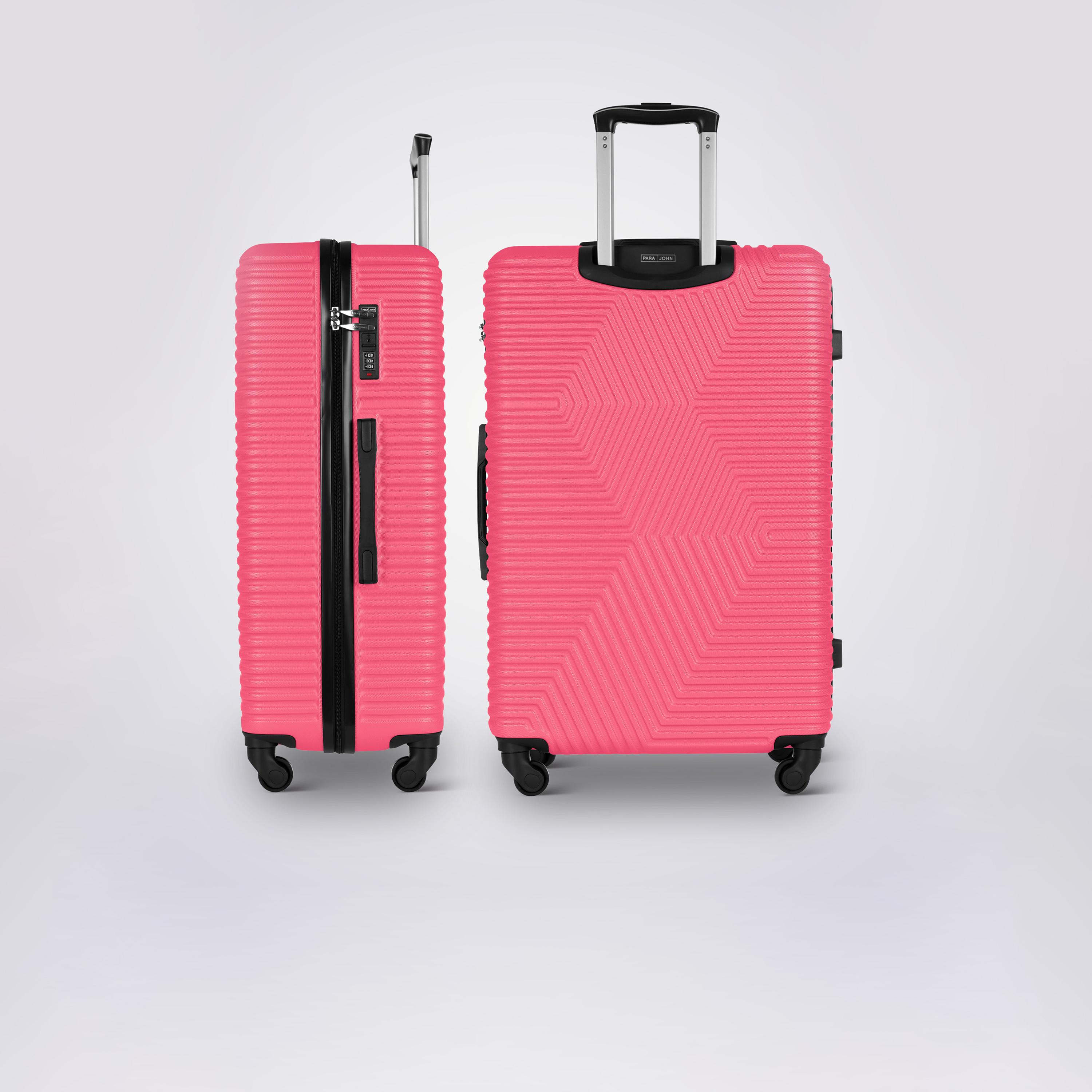 Para John Set of 3 ABS Hard Sided 4-Wheeler Spinner Trolley Bag with Combination Lock-travel-luggagesandbags-luggage-image-18