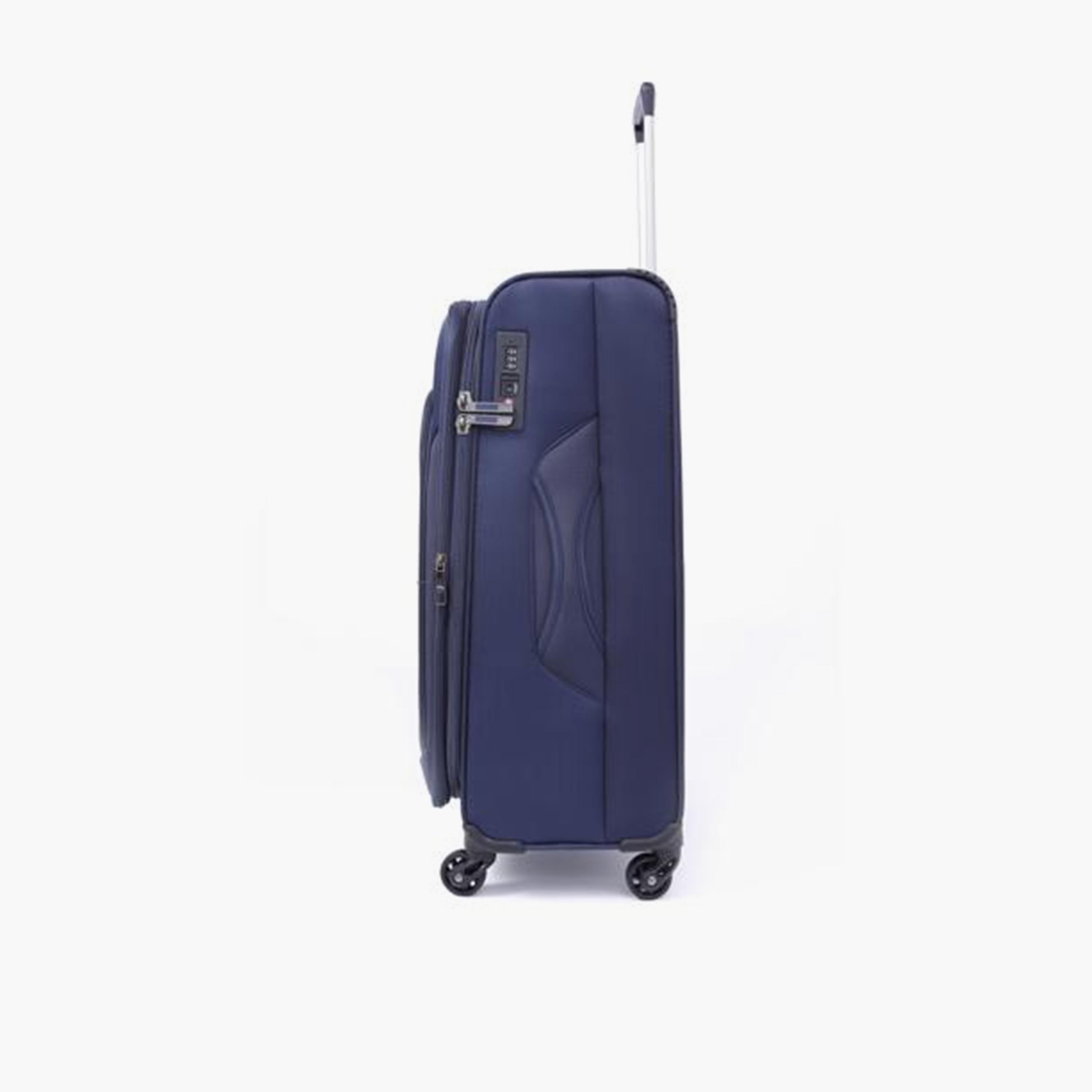 باراجون- طقم 3 شنط بوليستر بأربع عجلات دوارة وجوانب طرية مع قفل مركب-travel-luggagesandbags-luggage-image-21