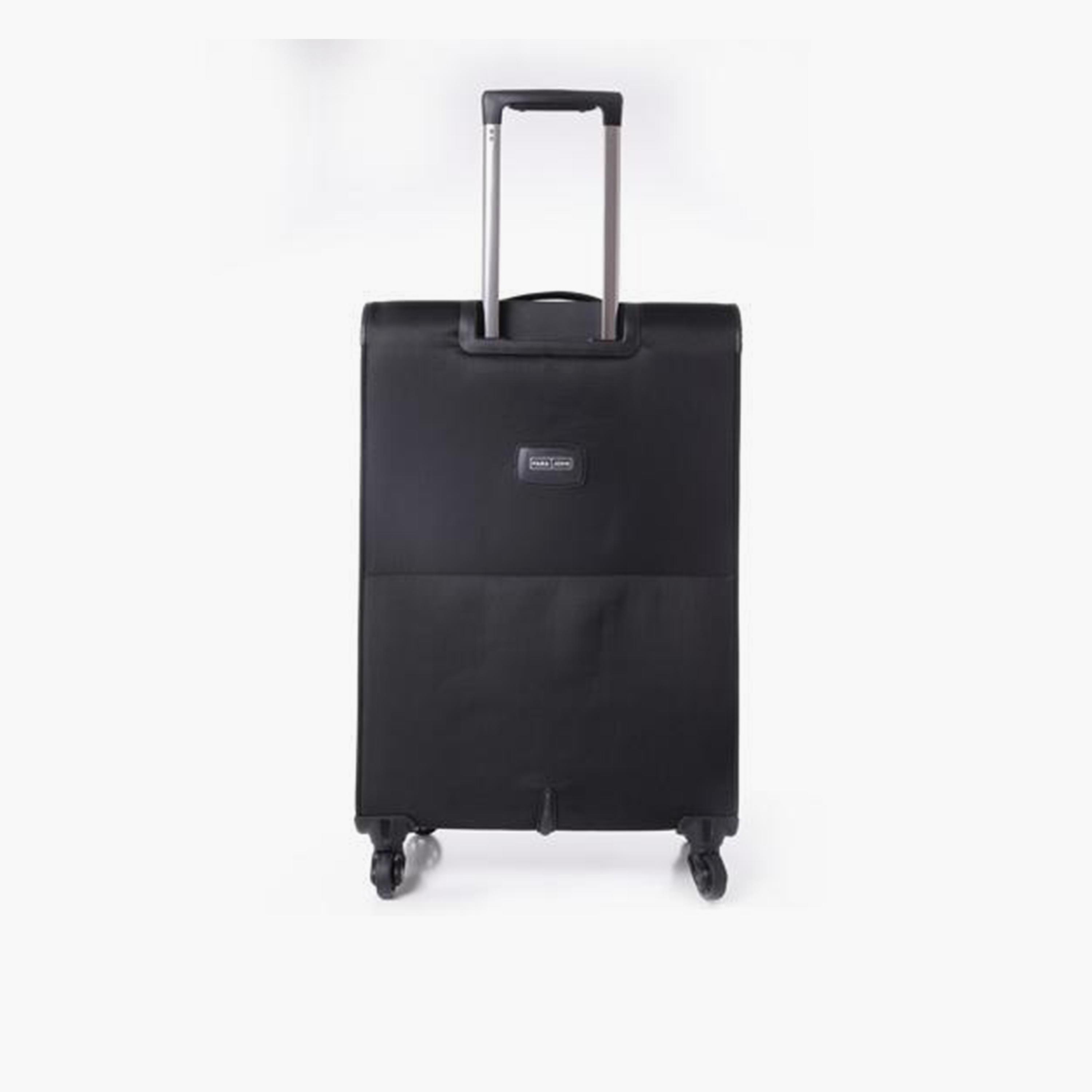 Para John Set of 3 Polyester Soft Sided 4-Wheeler Spinner Trolley Bag with Combination Lock-travel-luggagesandbags-luggage-image-7