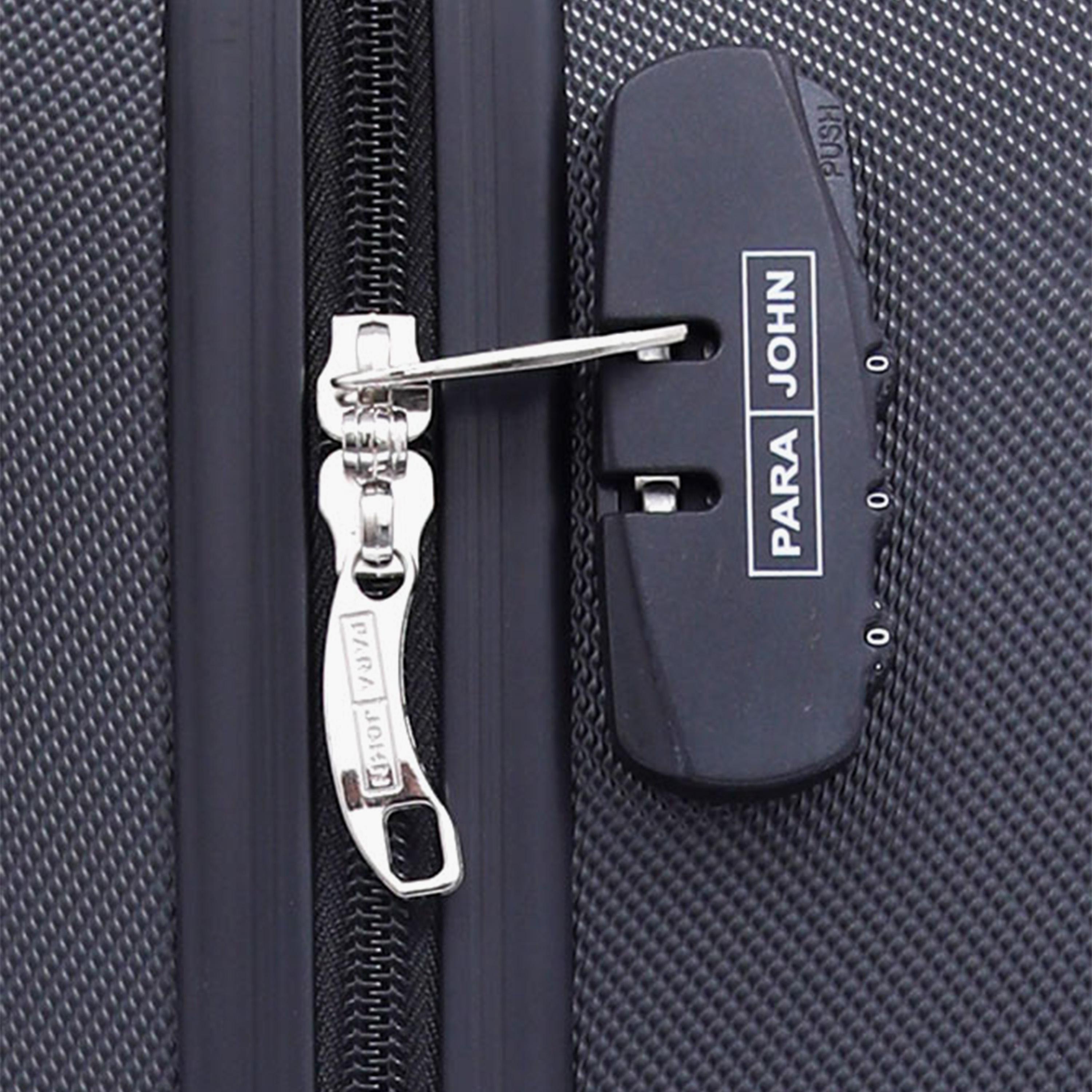 Para John Set of 3 ABS Hard Sided 4-Wheeler Spinner Trolley Bag with Combination Lock-travel-luggagesandbags-luggage-image-5