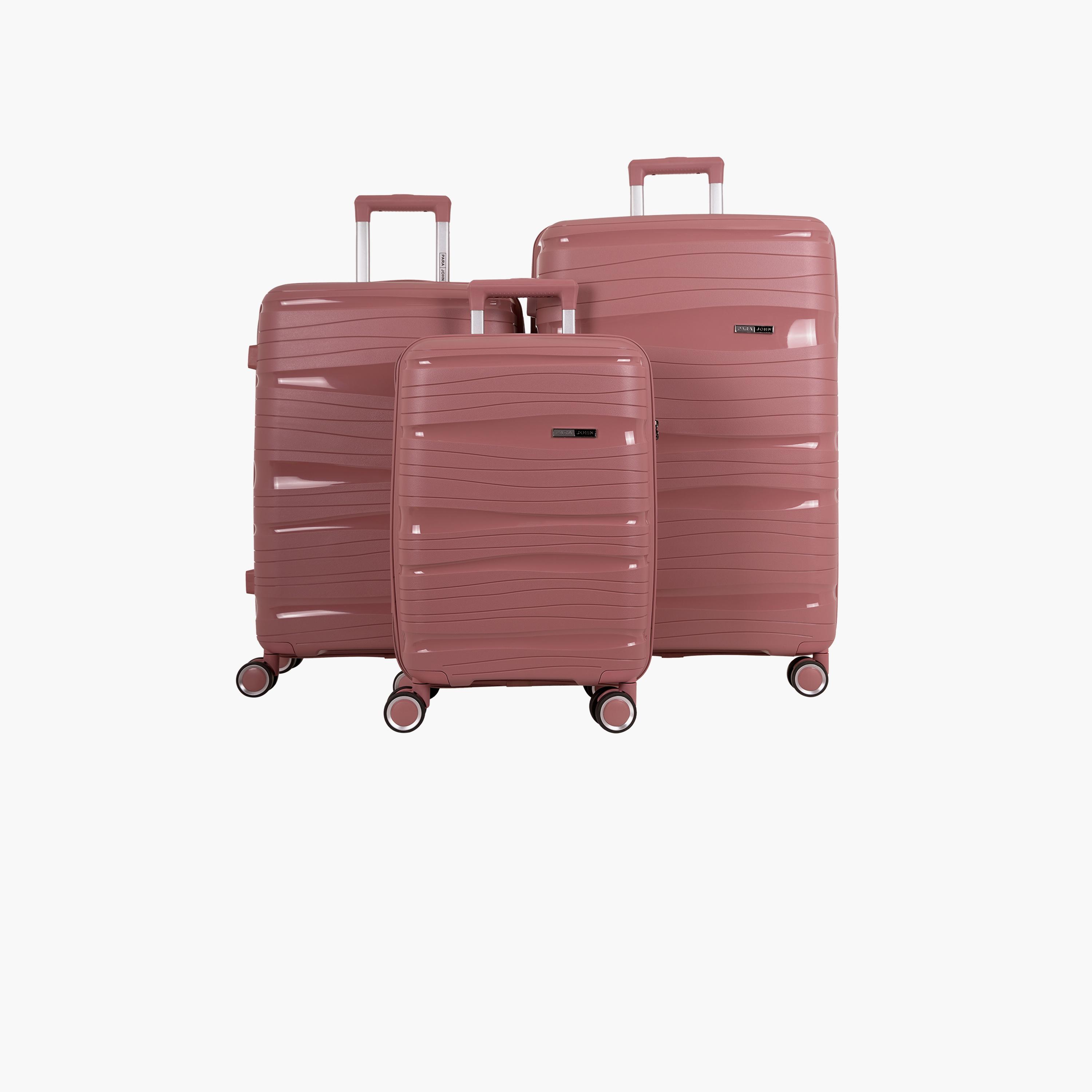 باراجون- طقم 3 شنط بولي بروبيلين بأربع عجلات دوارة وجوانب صلبة مع قفل مركب-travel-luggagesandbags-luggage-image-21